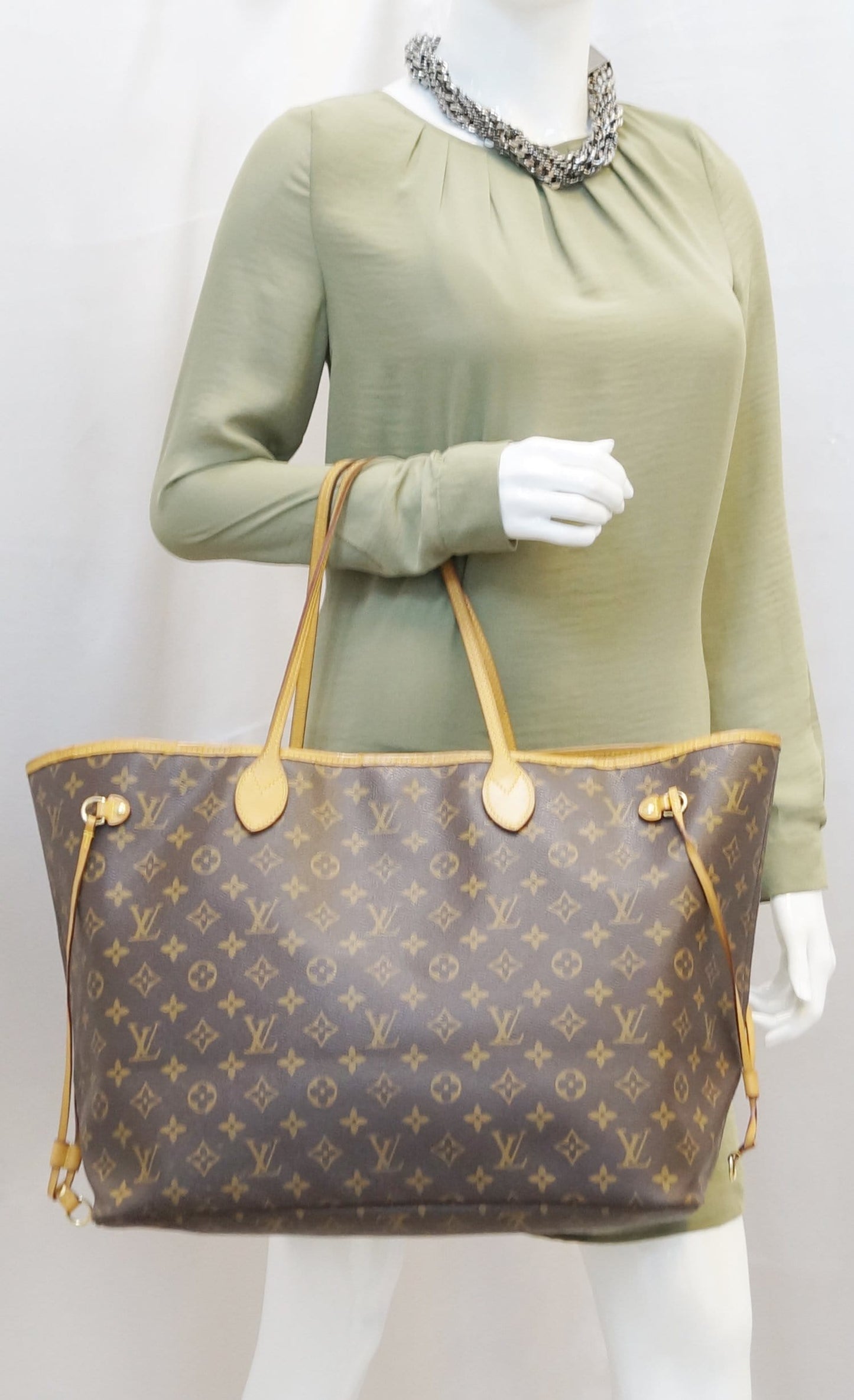 Louis Neverfull Gm Shoulder Bag Canvas Monogram Bag Tt2629