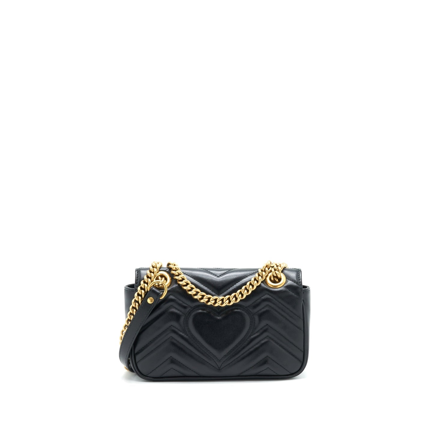 Gucci Marmont Shoulder Bag Matelasse Black