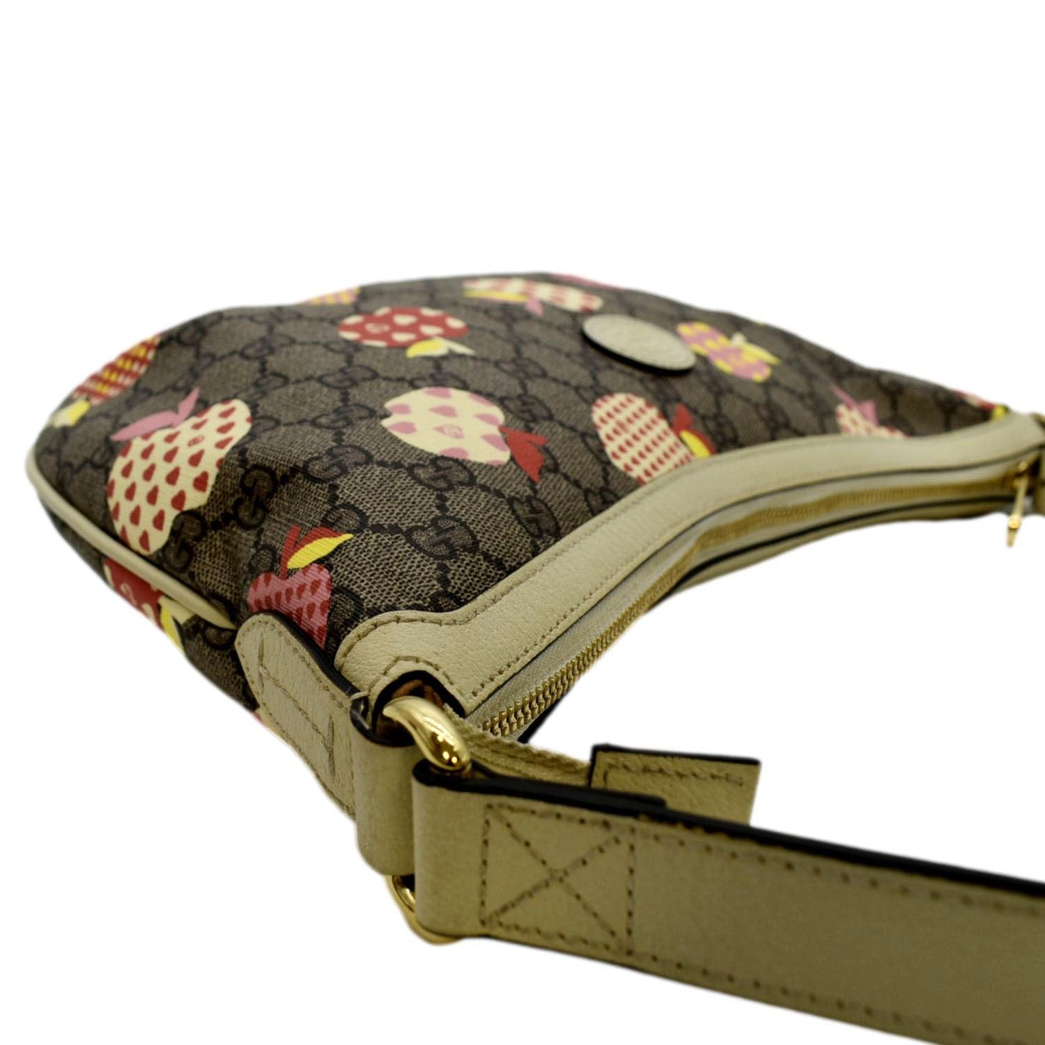 Gucci Les Pommes Shoulder Bag Multicolor Canvas