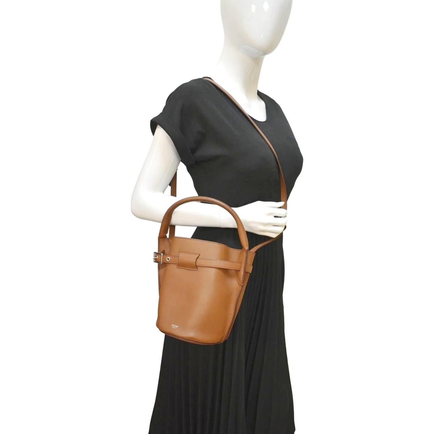 Big Bag Nano Shoulder Bag Leather Tan