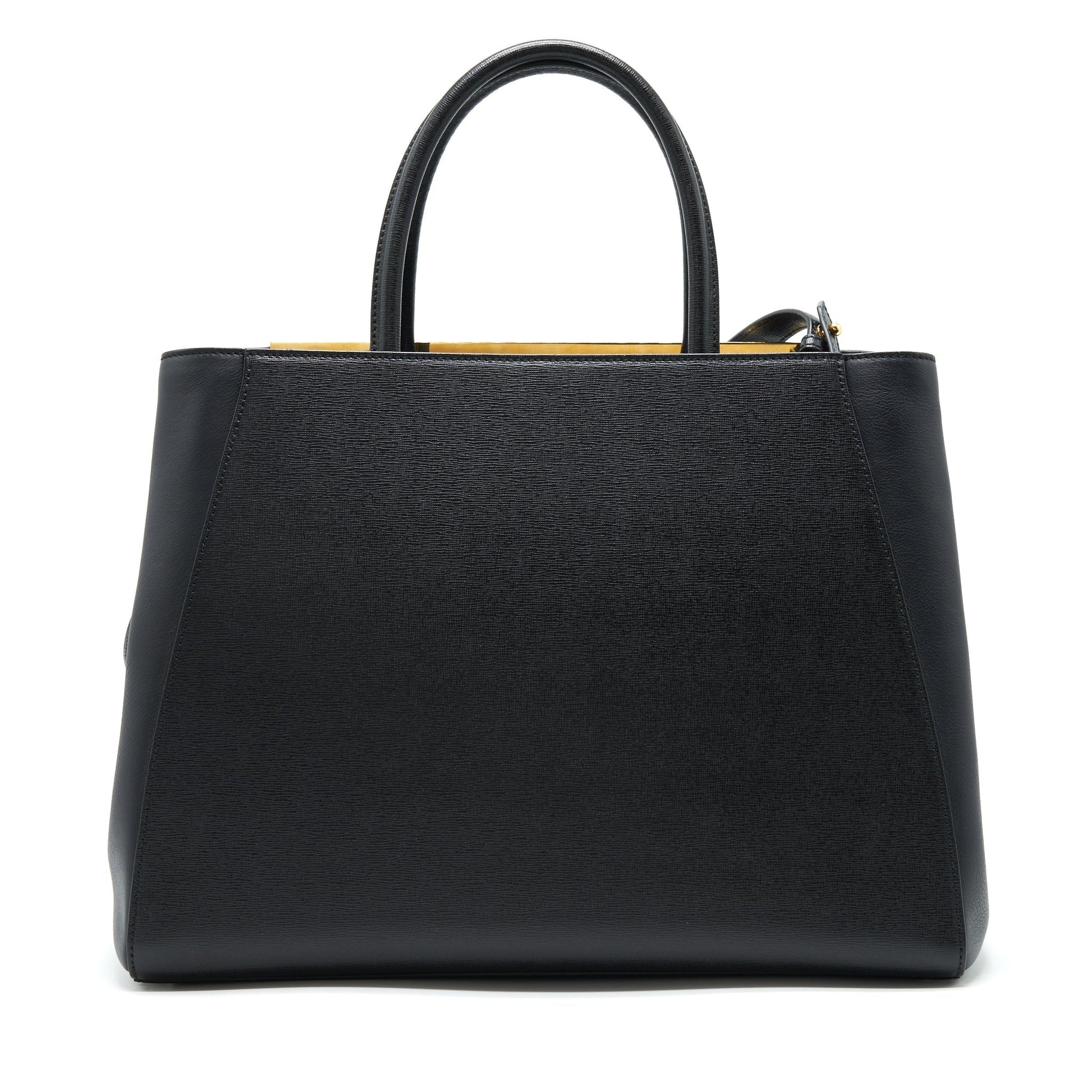 Fendi 2Jours Tote Purse Black Tote Bag