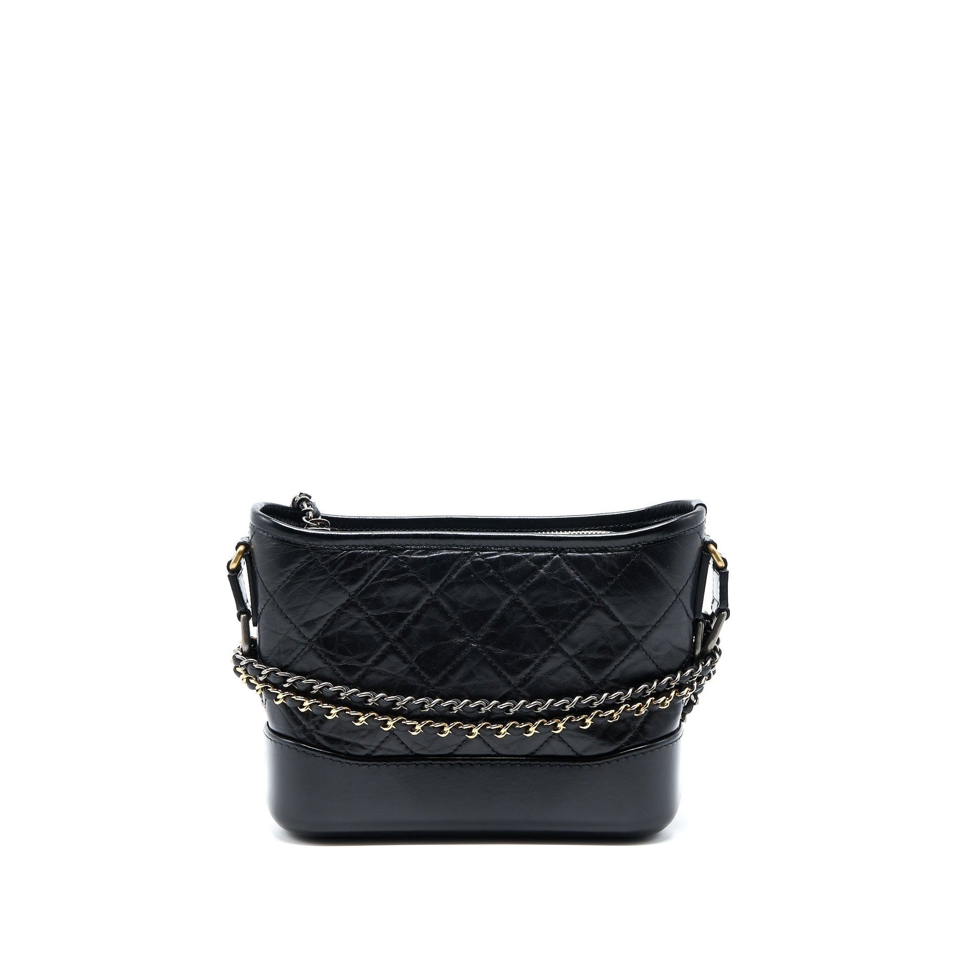Chanel Gabrielle Hobo Hardware Multicolour Black Small Shoulder Bag Multicolour Hardware