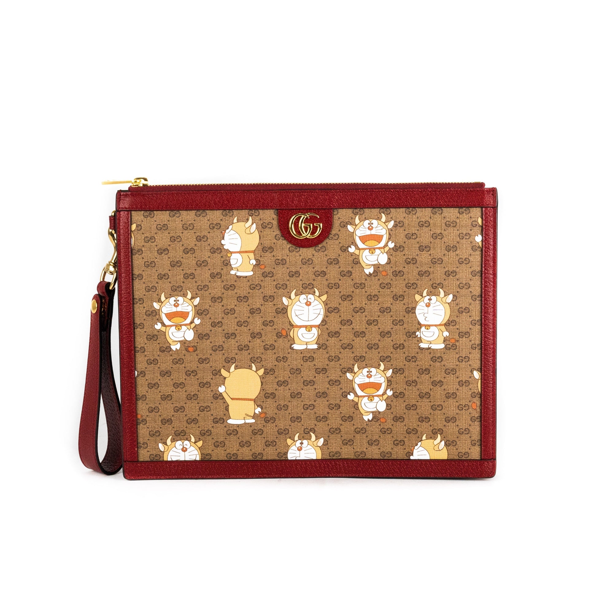Gucci Doraemon Pouch Handbag Travel Bag