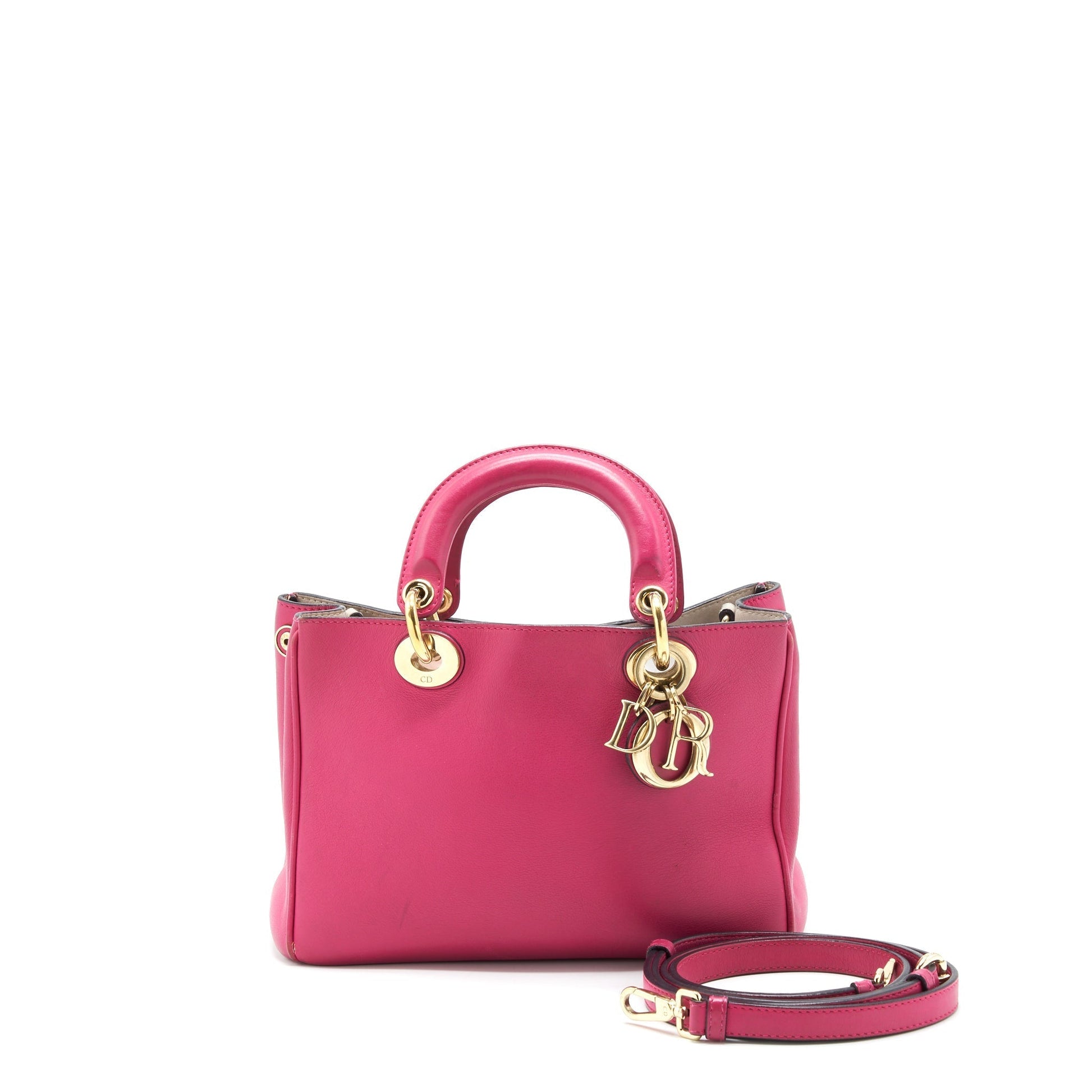 Dior issimo Tote Purse Handbag Pink Mini Tote Bag