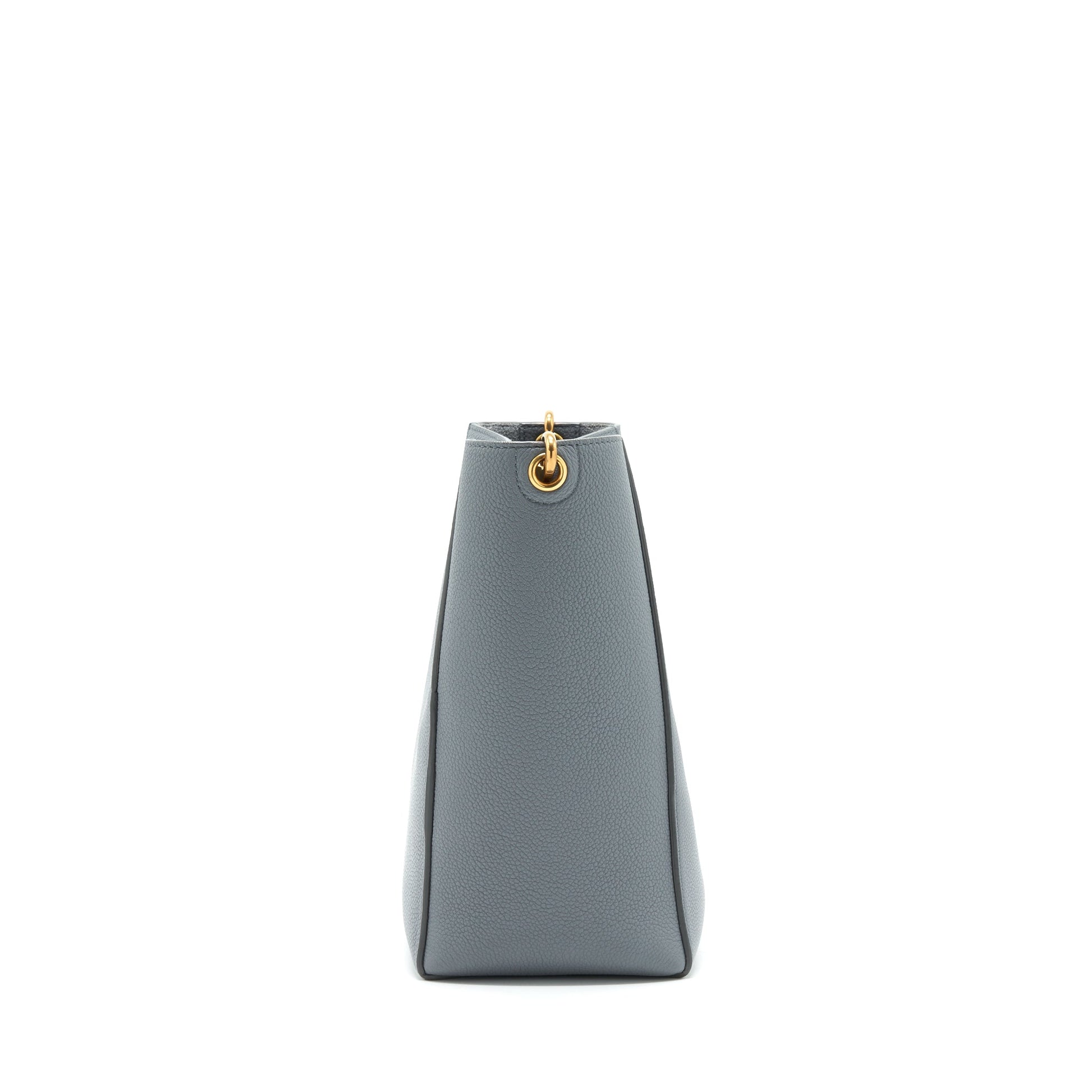 Celine Sangle Purse Grey Handbag Small Bucket Bucket Bag