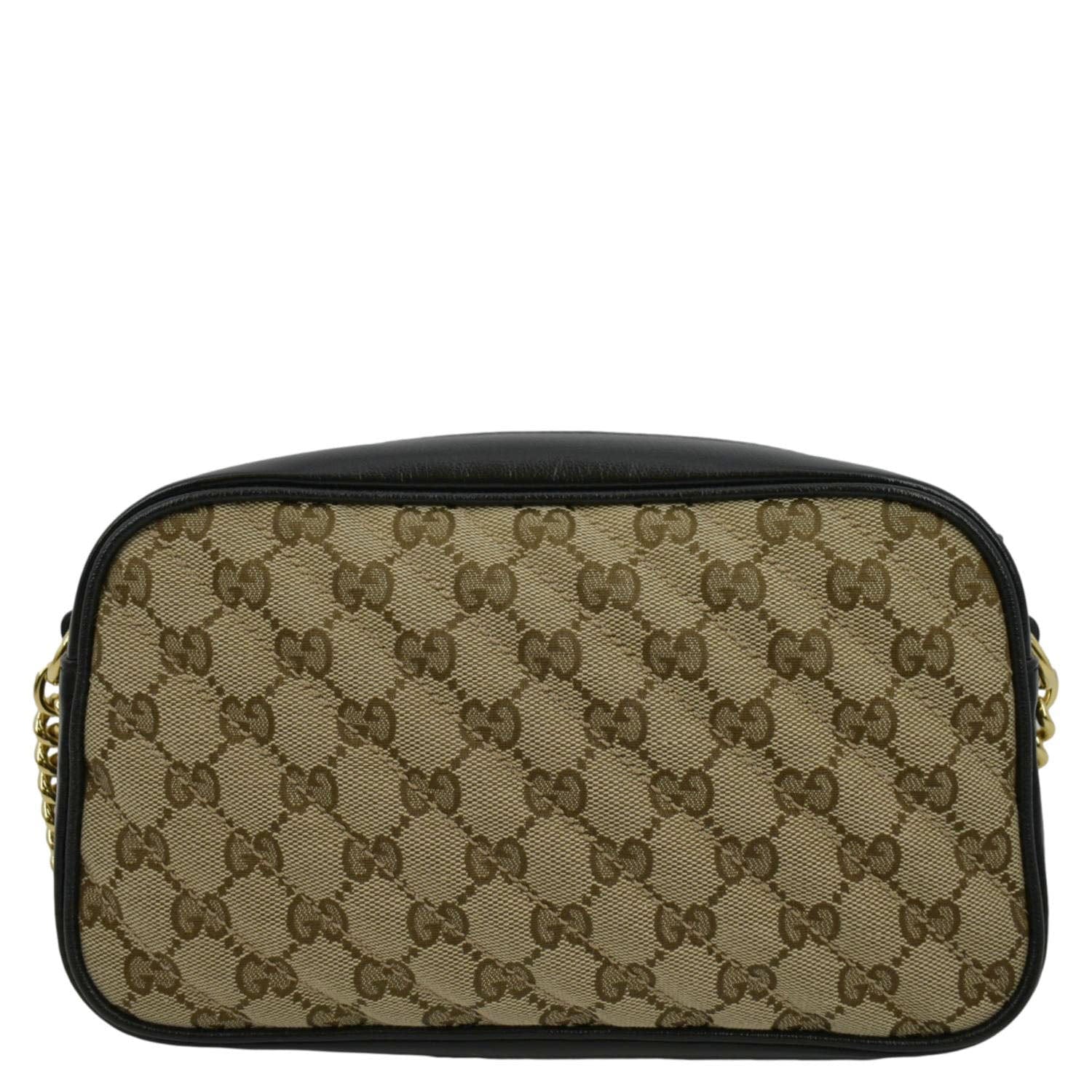 Gucci Marmont Small Crossbody Camera Bag Canvas Monogram Crossbody Bag