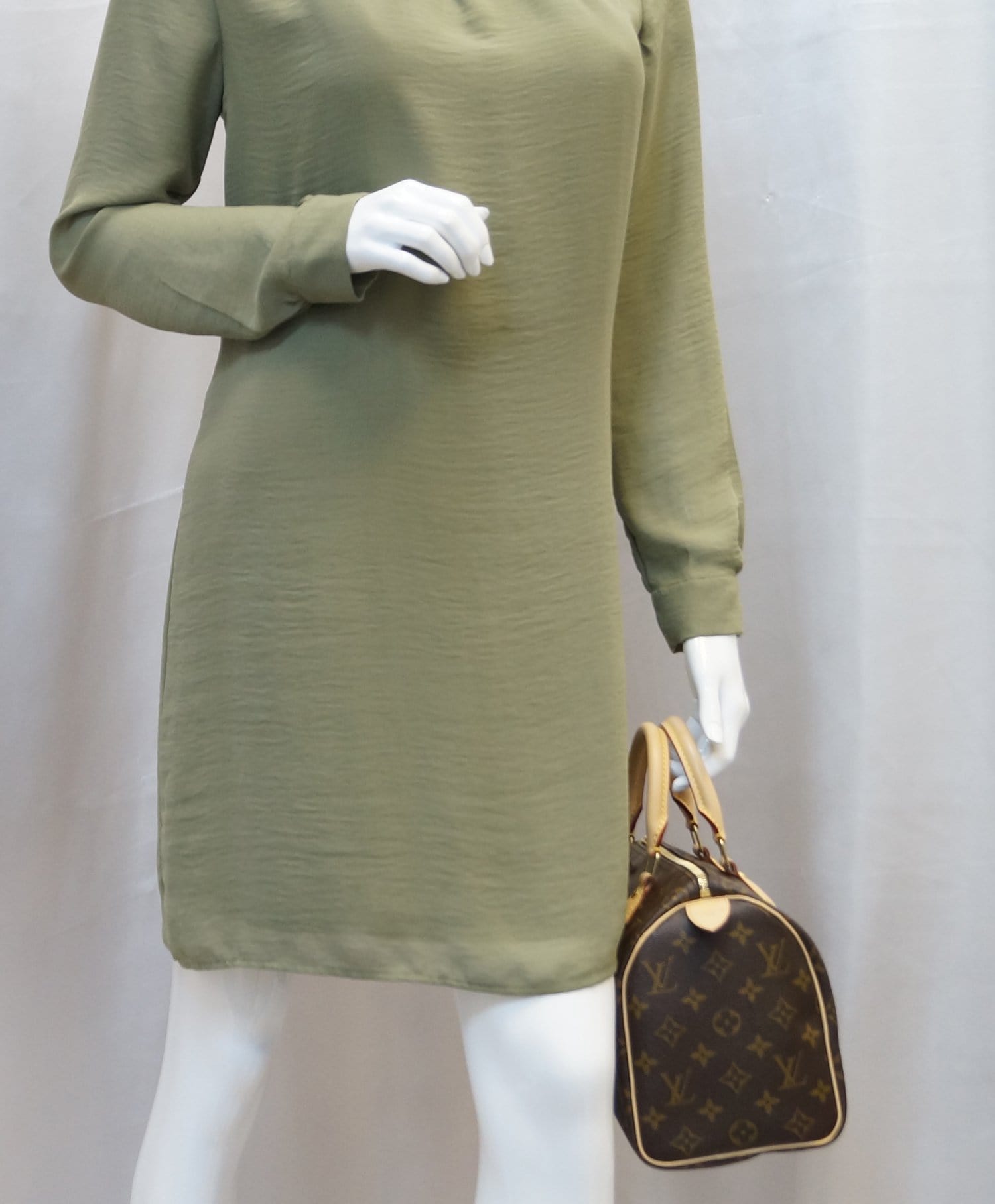 Louis Speedy Satchel Bag Canvas Monogram Travel Bag Bag E4793