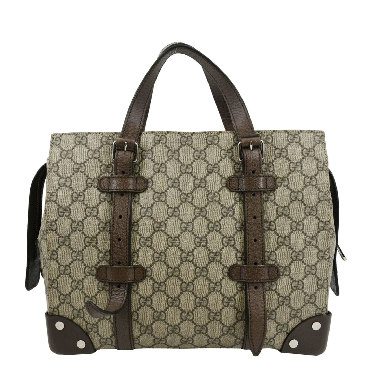 Gucci Supreme Tote Bag Canvas Beige