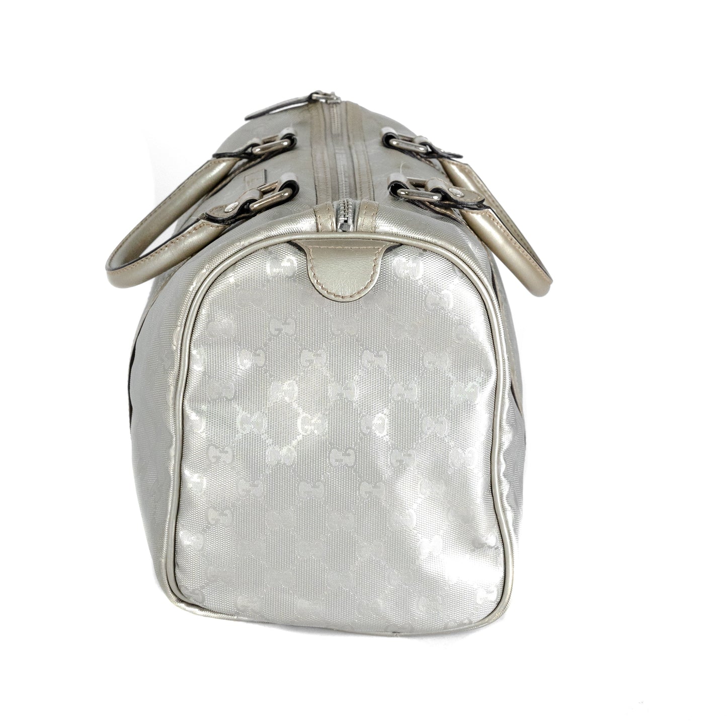 Gucci Boston Bag Silver Tote Bag