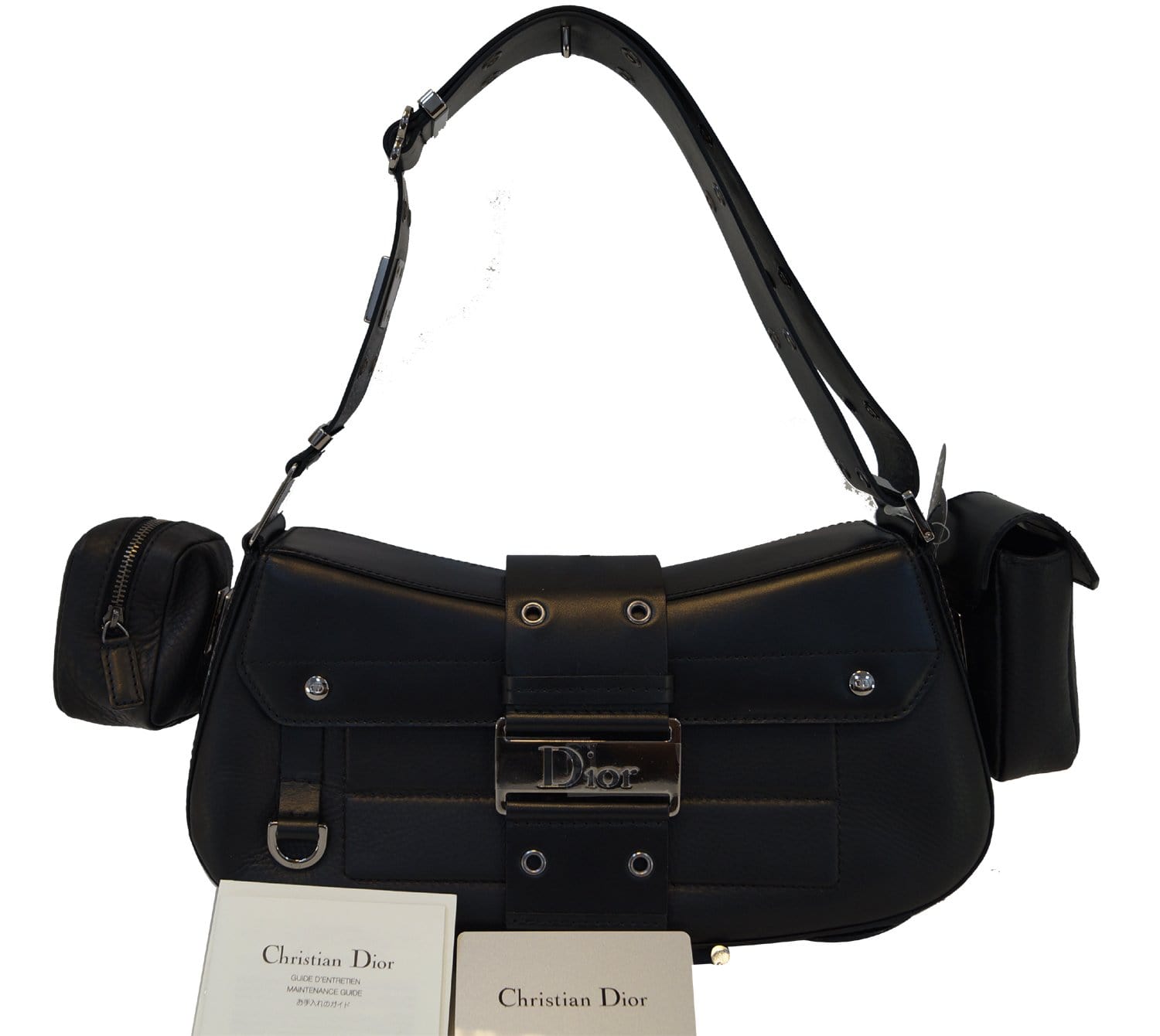 Dior Bag Street Chic Columbus Avenue Multipocket Black Shoulder Bag