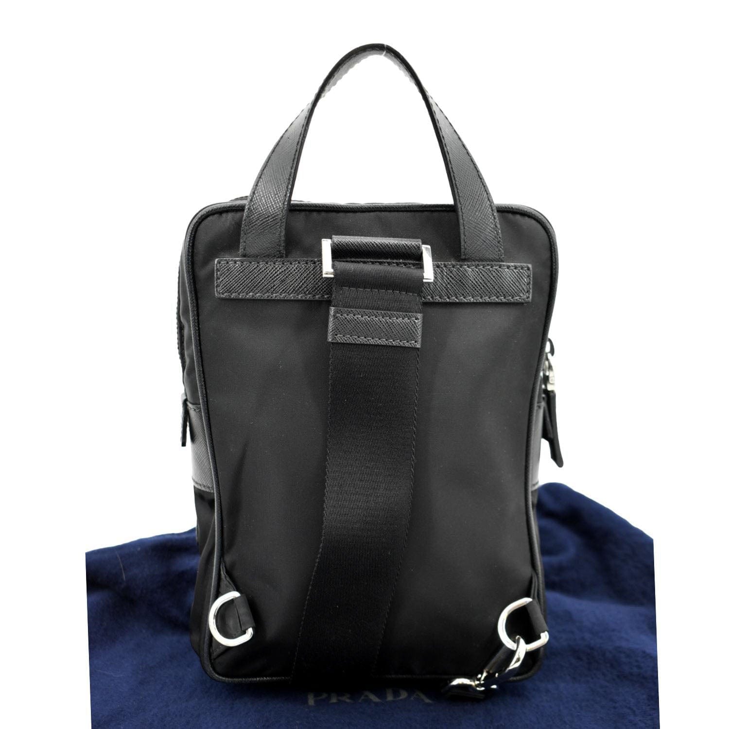 Prada 2Vz026 Backpack Bag Nylon Black