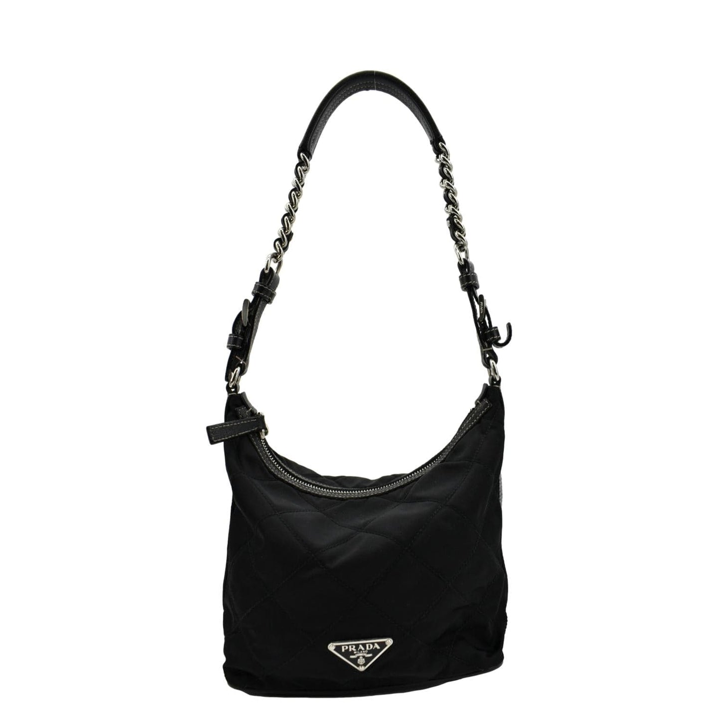 Prada Tessuto Re Edition Shoulder Bag Nylon Black Mini