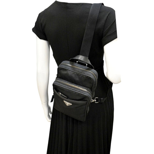 Prada 2Vz026 Backpack Bag Nylon Black