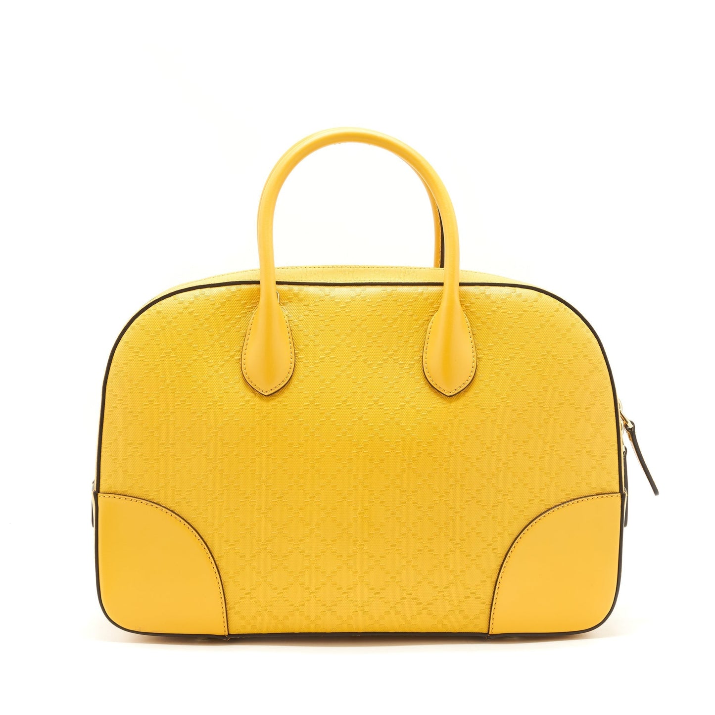 Gucci Bowling Bag Yellow Large Travel Bag