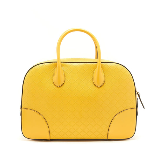 Gucci Bowling Bag Yellow Large Travel Bag