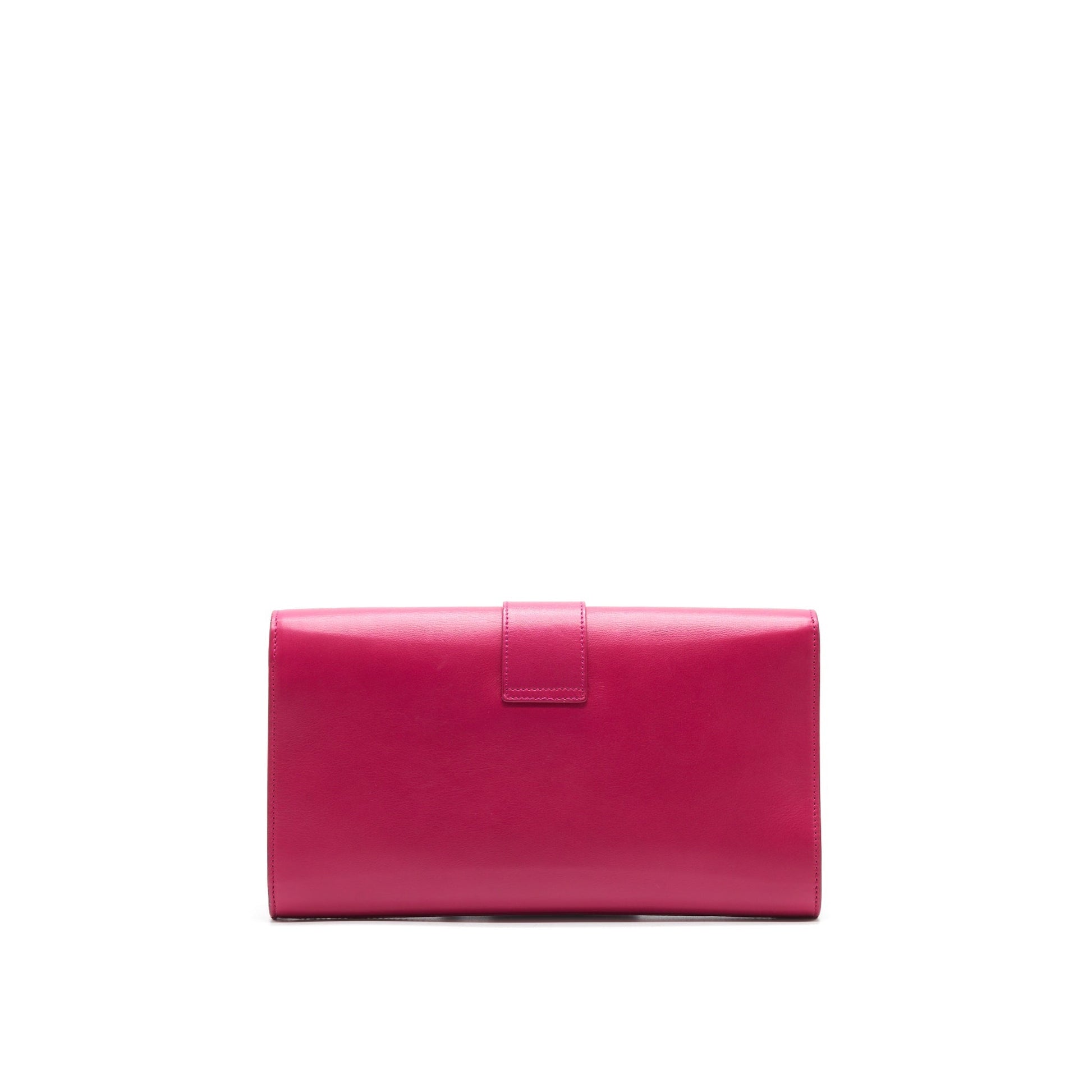 YSL Saint Laurent Clutch In Fuchsia Clutch Bag