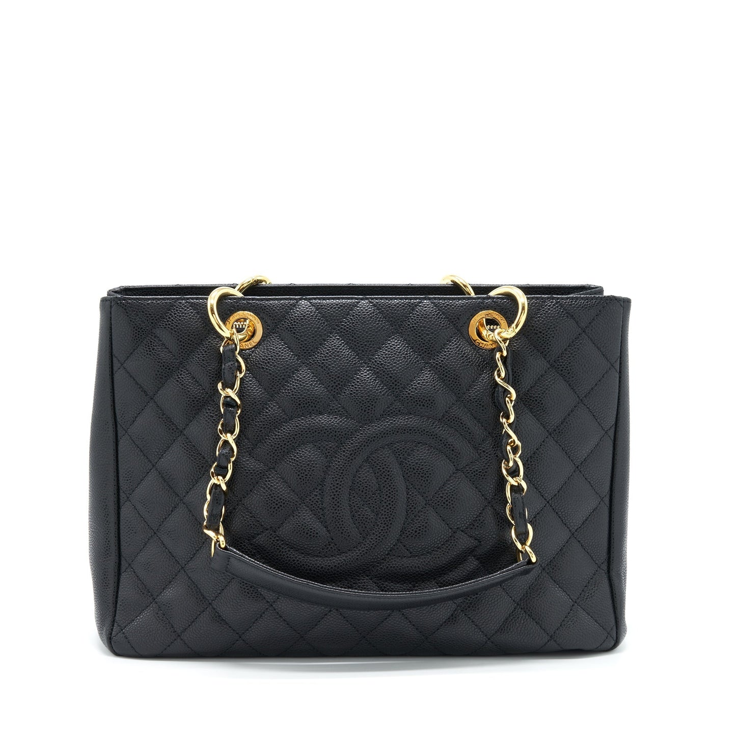 Chanel Grand Shopping Caviar GHW Black Tote Bag Ghw 2