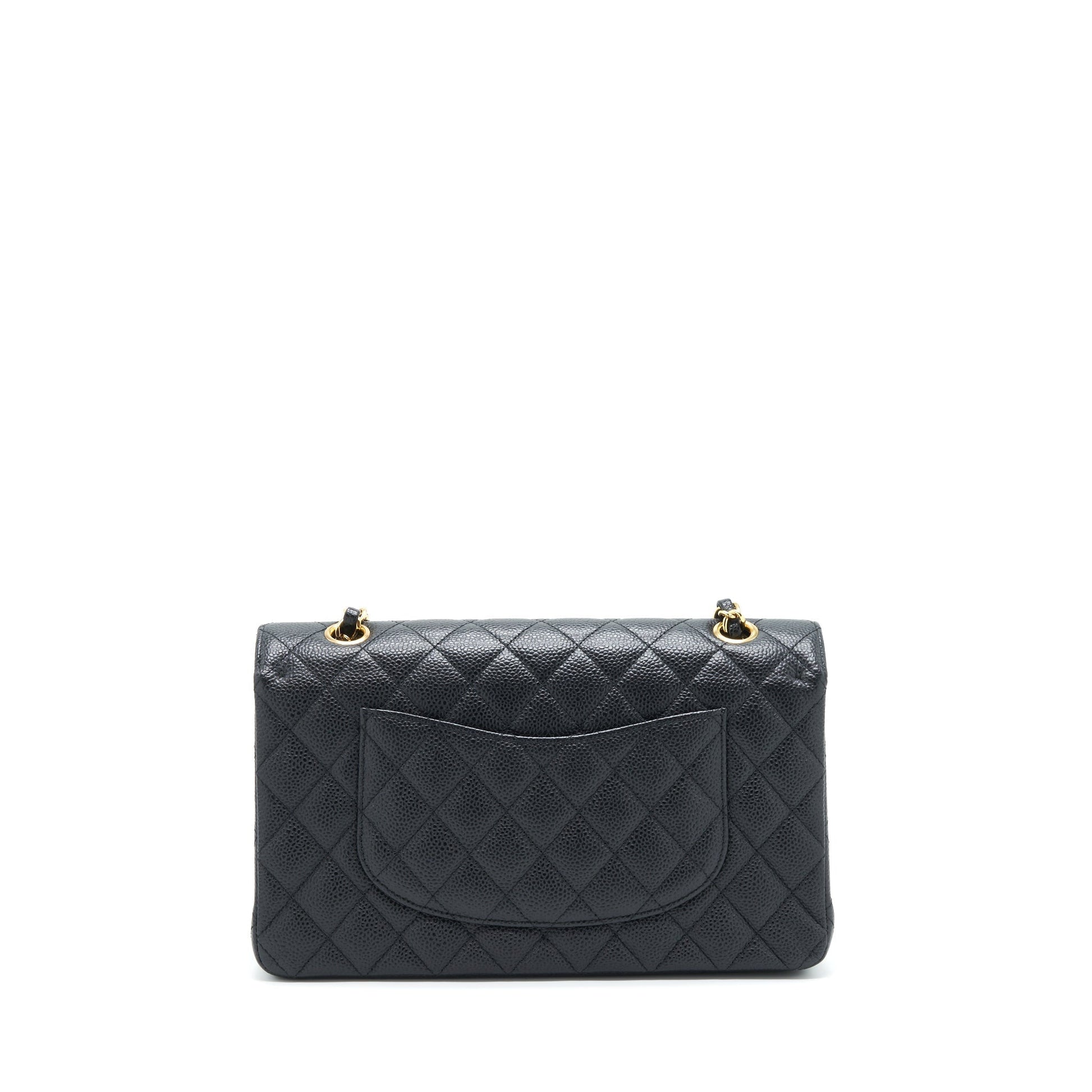 Chanel Classic Double Flap Caviar GHW Black Shoulder Bag Ghw 3