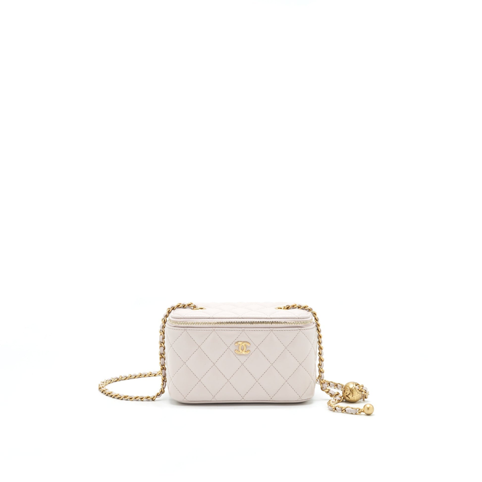 Chanel 21B Light Purple Pearl Crush Rectangular Handbag