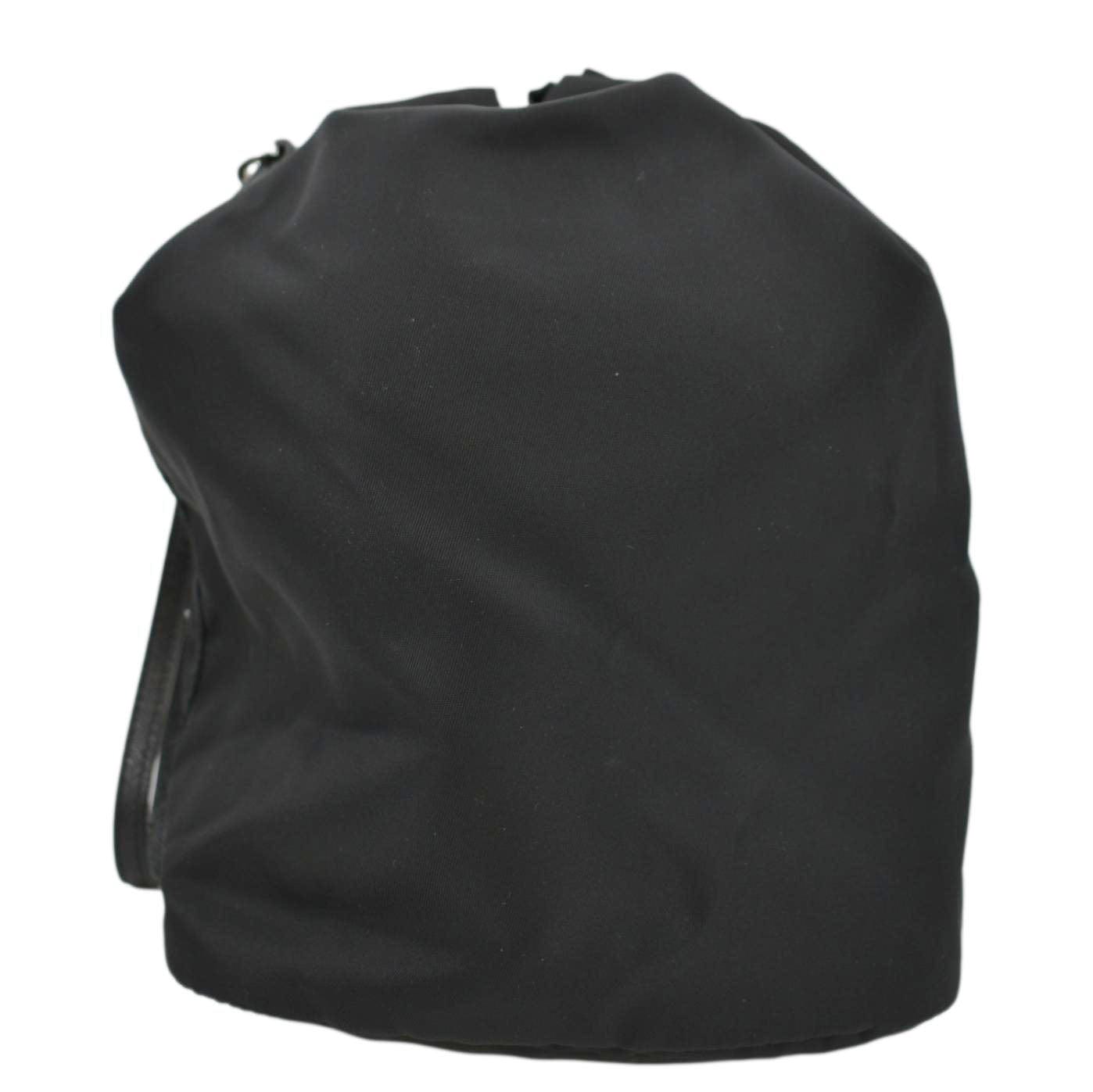 Prada Prada Nylon Bucket Bag Black Shoulder Bag