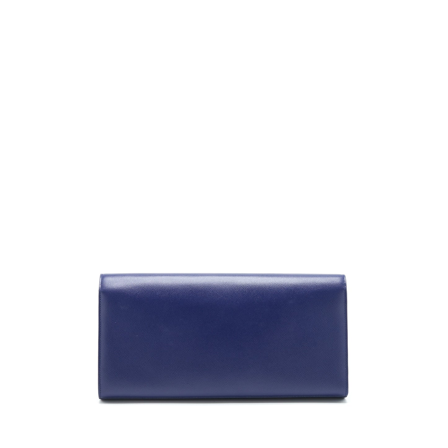 YSL Saint Laurent Clutch Caviar Blue Clutch Bag