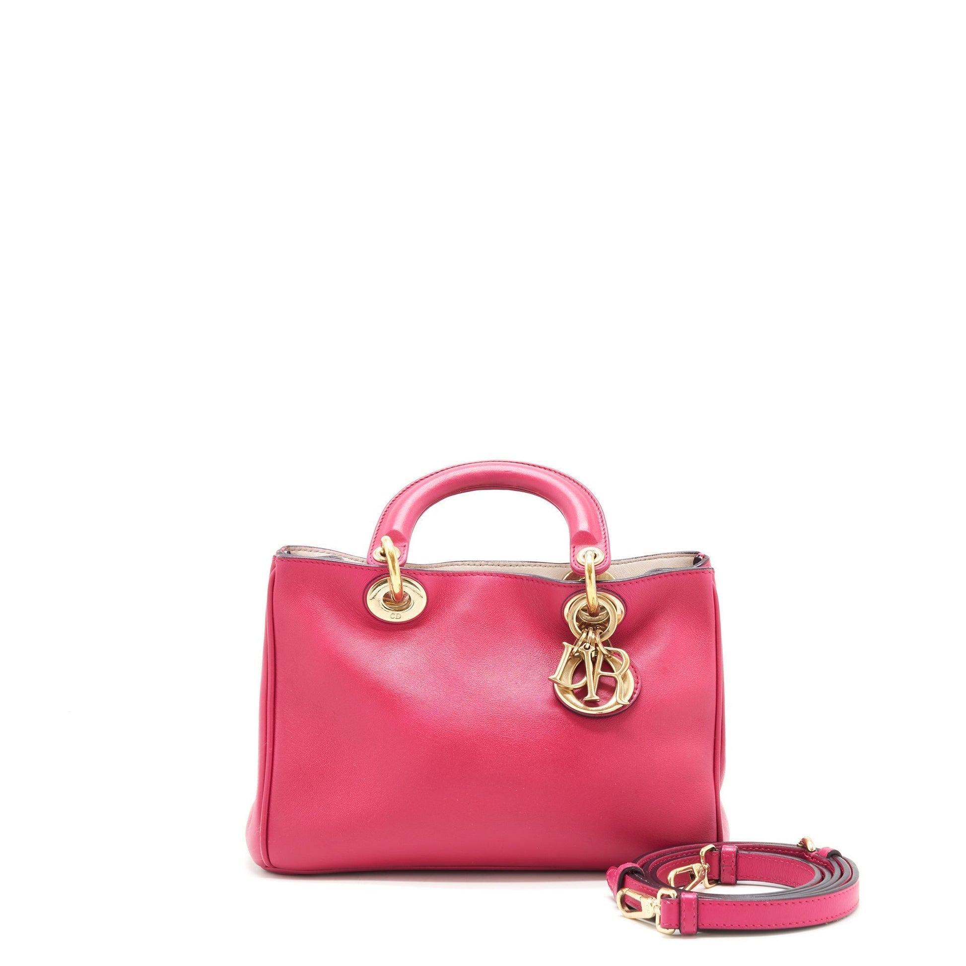 Dior issimo Tote Purse Handbag Pink Small Tote Bag