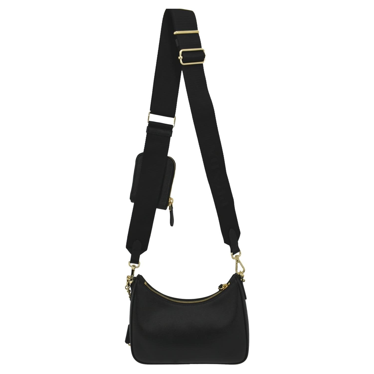 Prada Re Edition Shoulder Bag Leather Saffiano Black