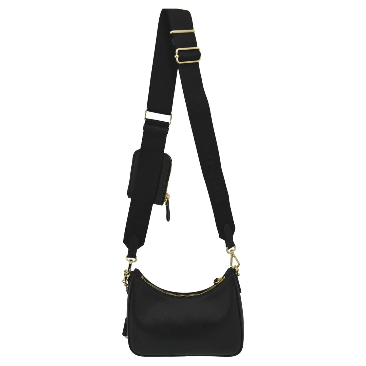 Re Edition Saffiano Shoulder Bag Leather Black