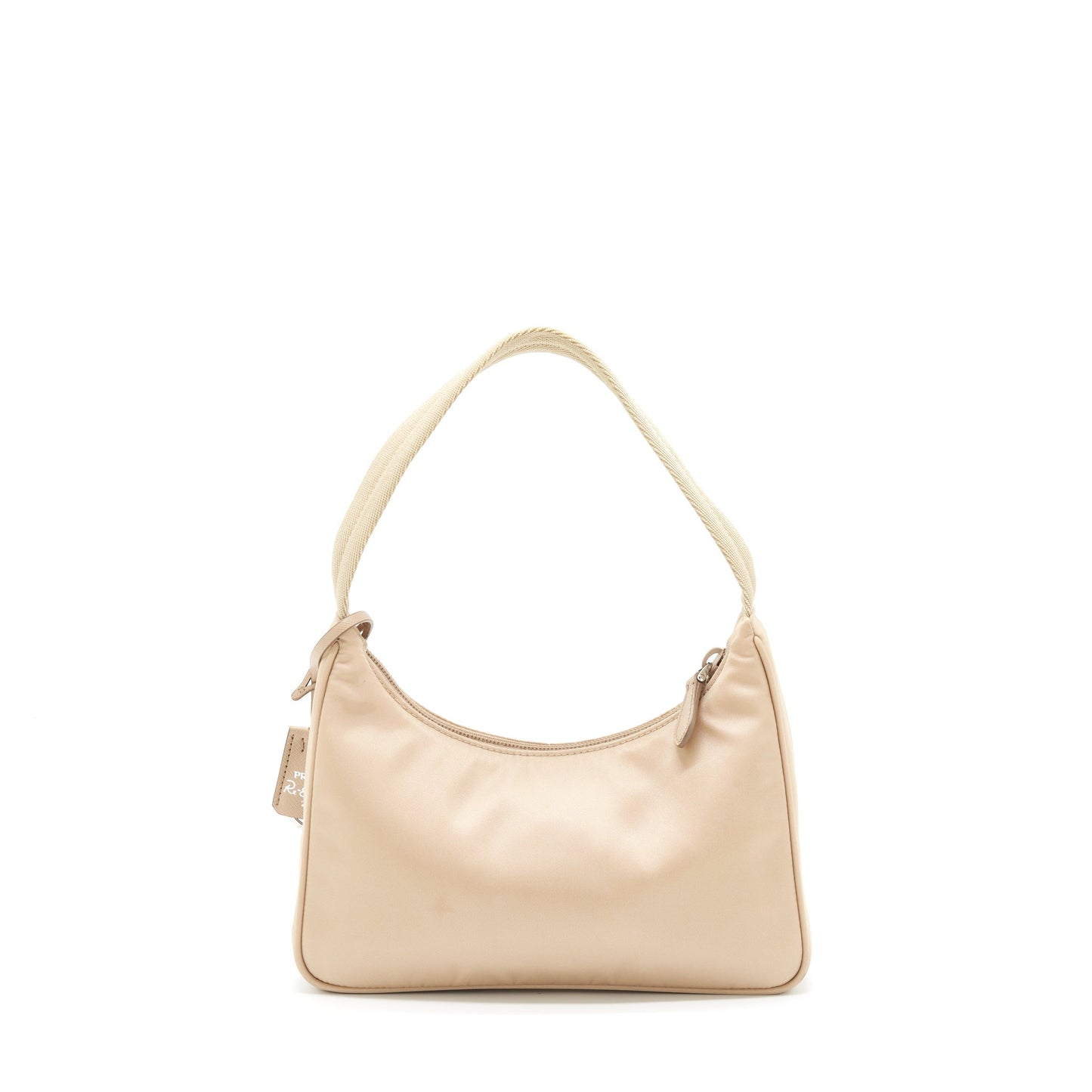 Prada Re Re Edition Purse Handbag Nylon Beige Travel Bag