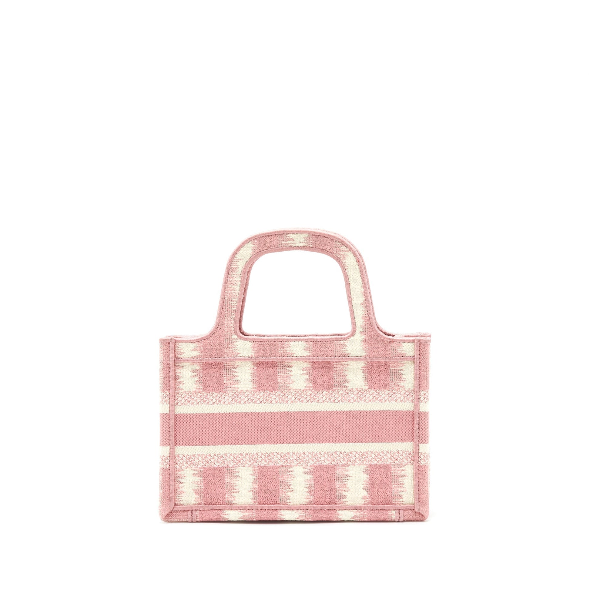 Dior Book Tote Purse Handbag White Pink Tote Bag