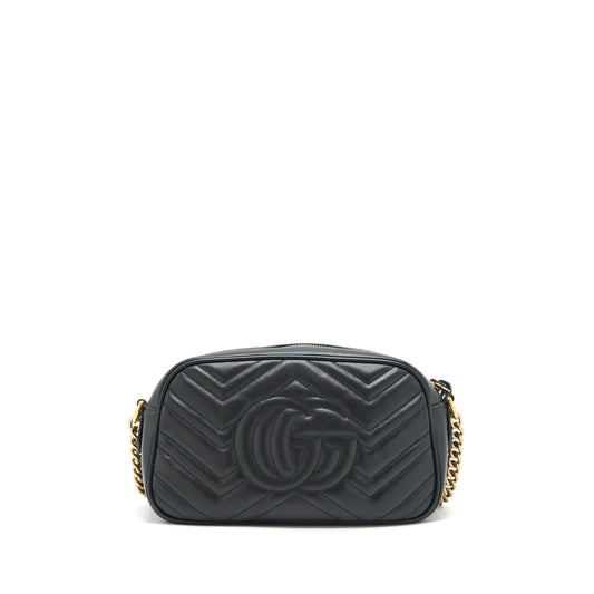 Gucci Marmont Shoulder Bag Matelasse Black 3