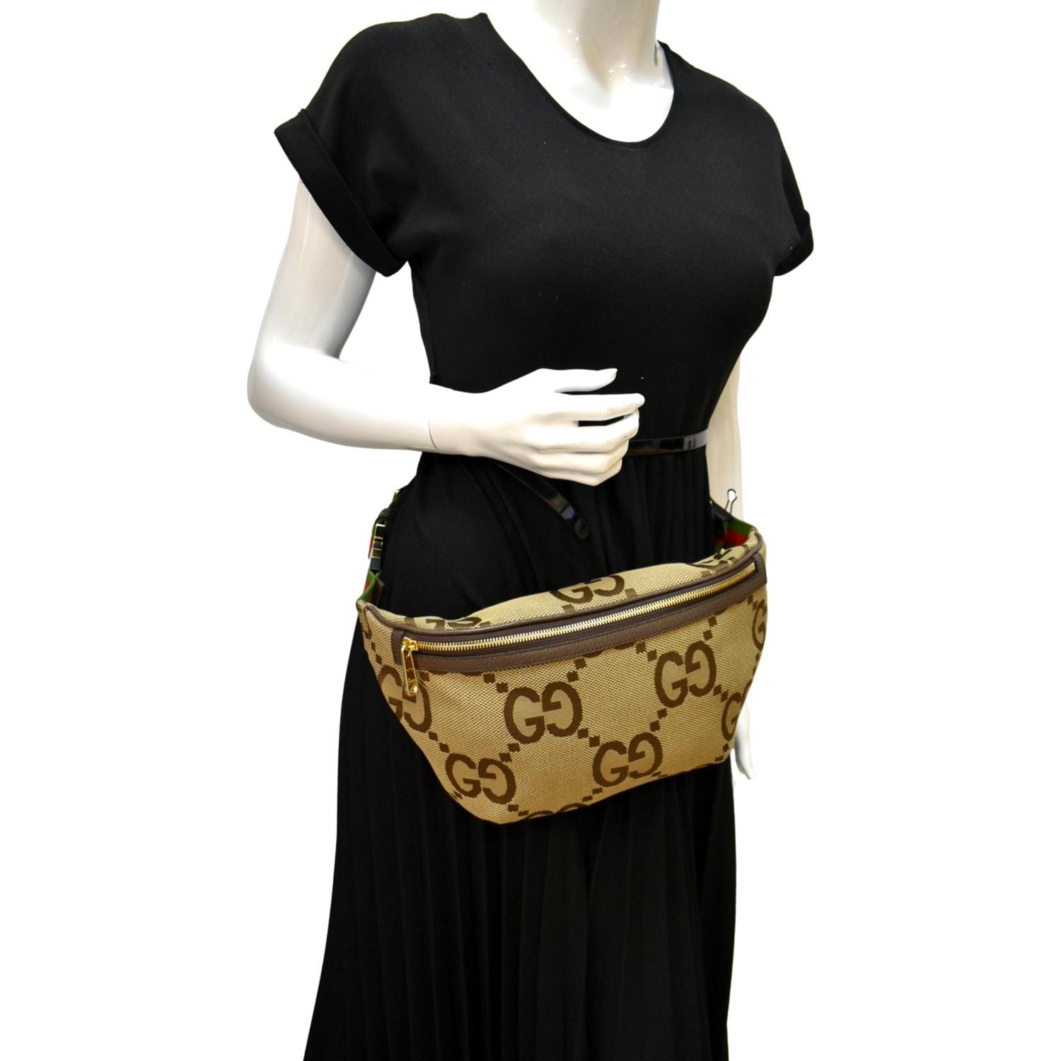 Gucci Jumbo Belt Bag Leather Canvas Accessory