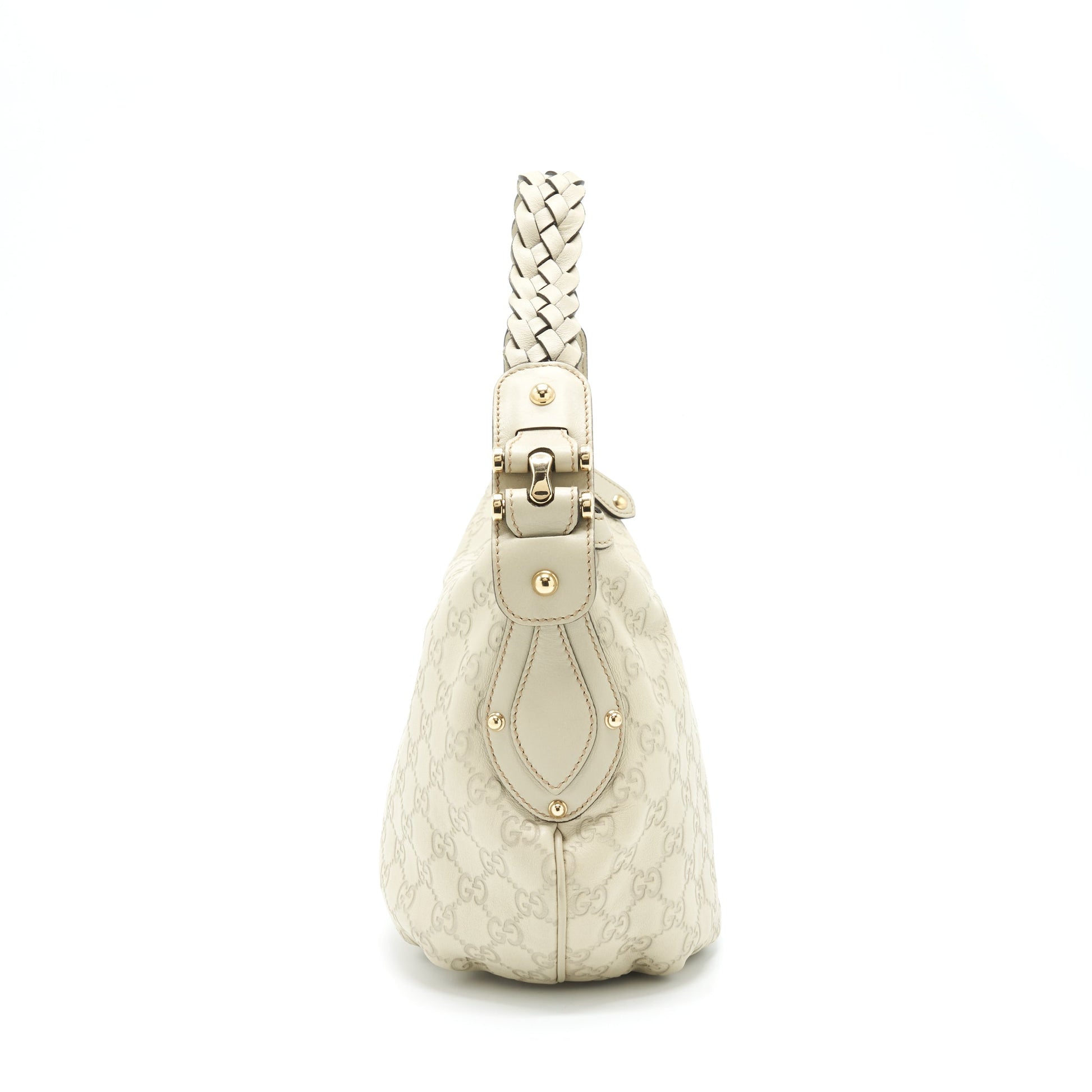 Gucci Supreme Print Bag Light Grey Travel Bag