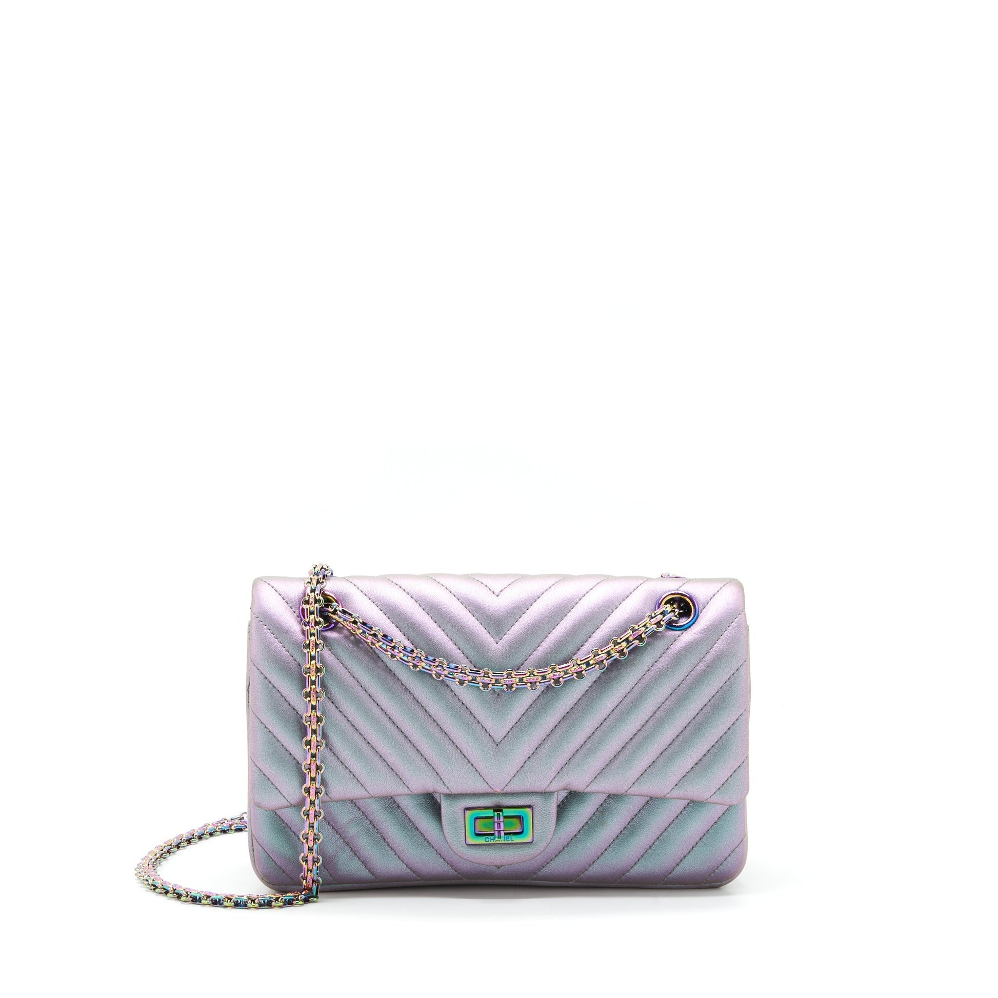 Chanel 2.55 225 Reissue Flap Lambskin Iridescent Shoulder Bag