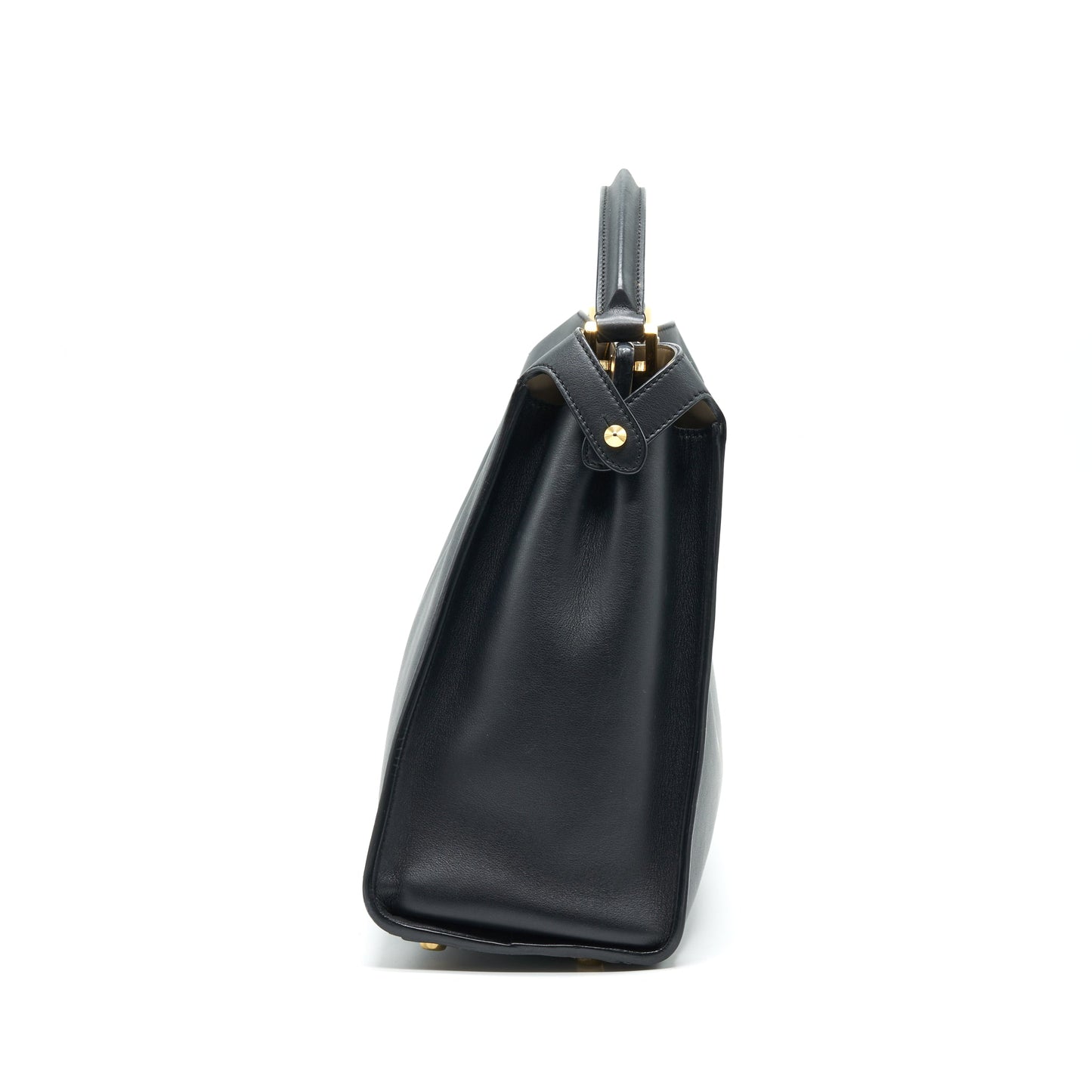 Fendi Peekaboo Purse Black Travel Bag
