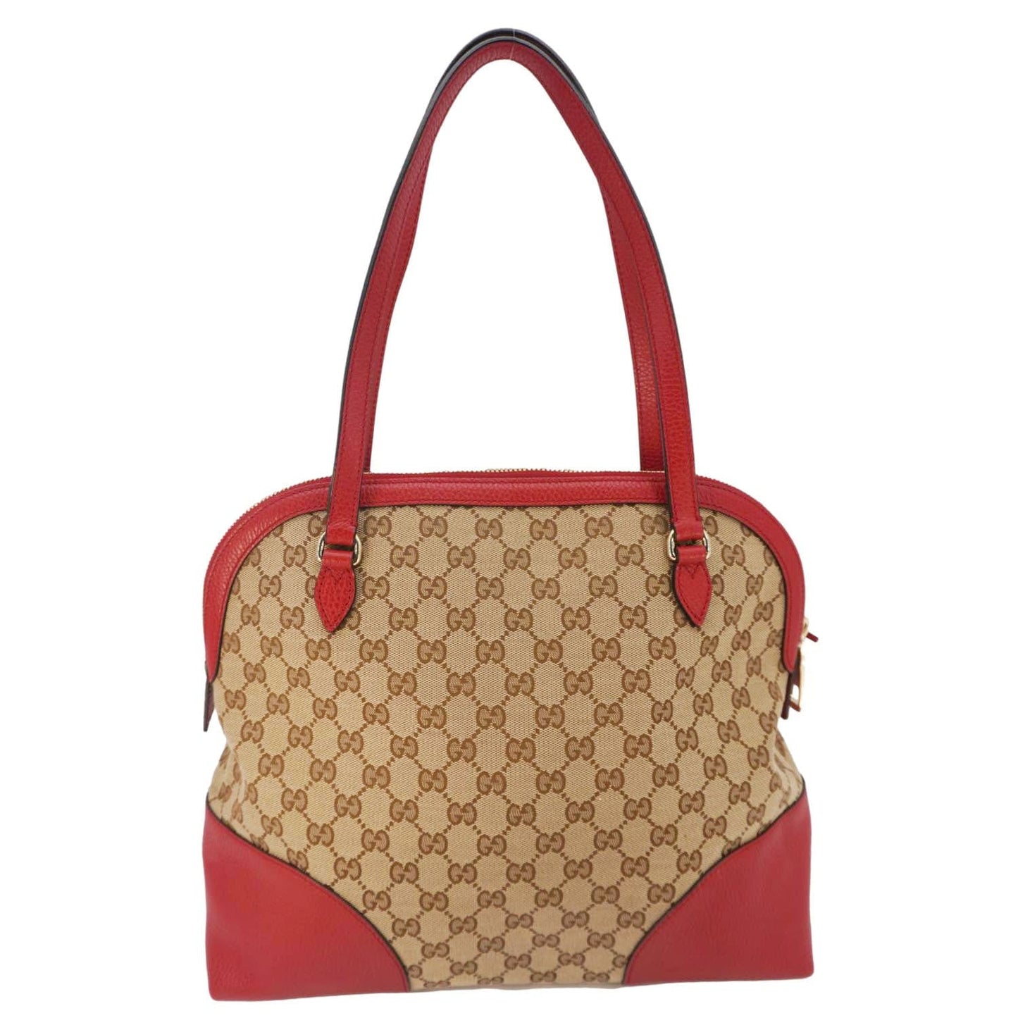 Gucci Bree Hobo Bag Canvas Red Travel Bag