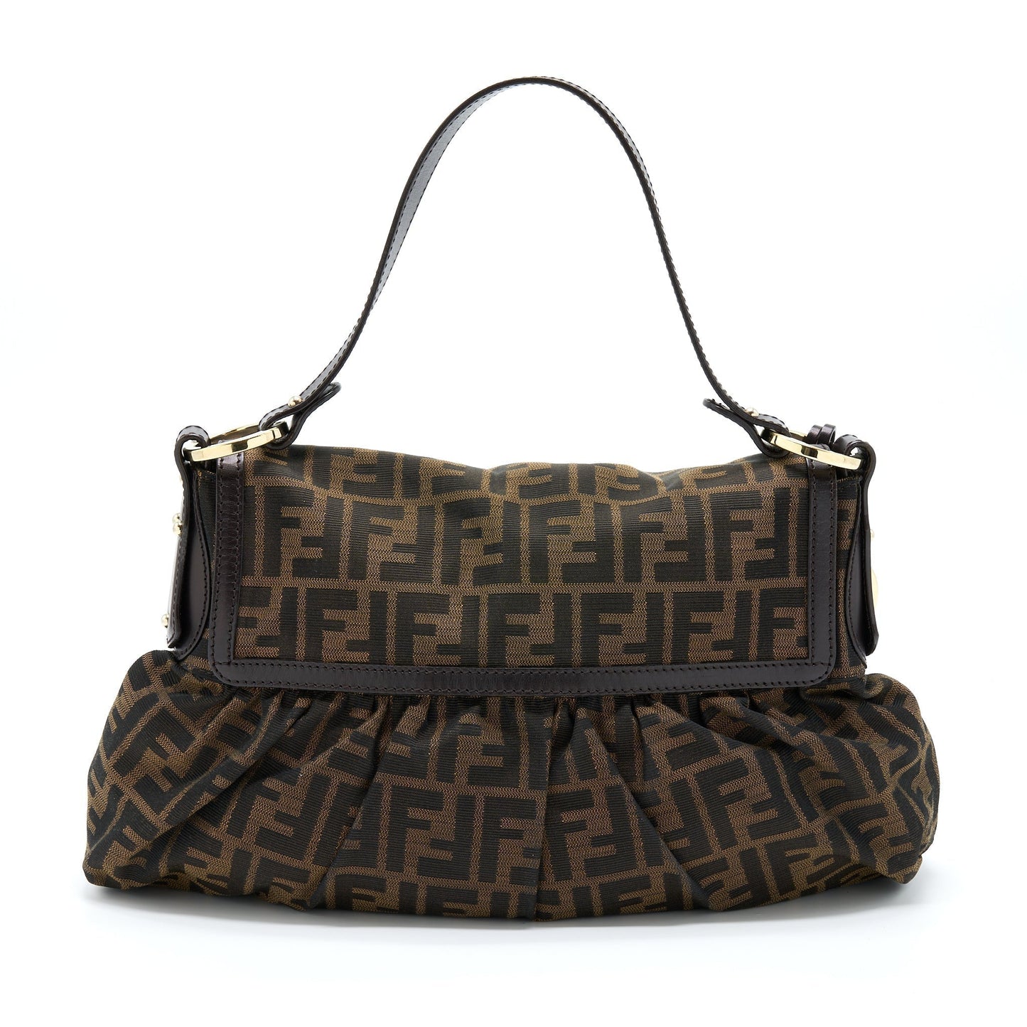 Fendi Zuuca Chef Purse Canvas Flap Travel Bag