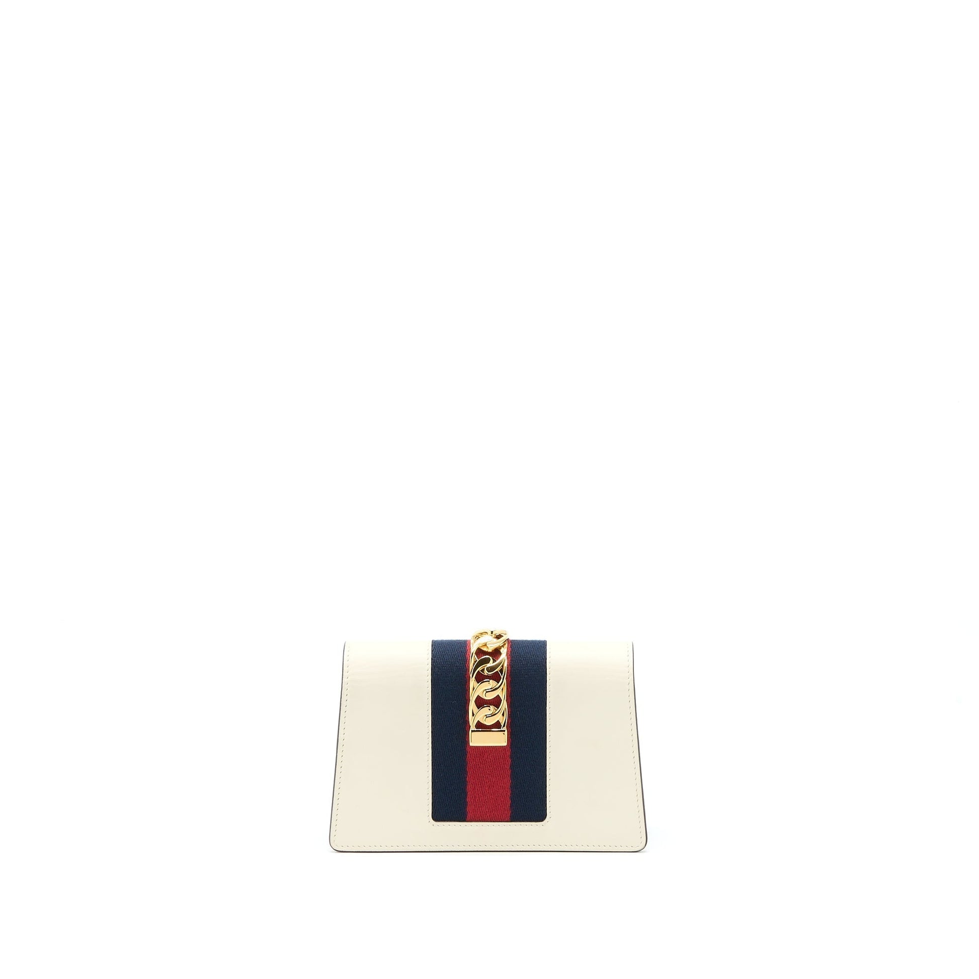 Gucci Sylvie Bag Calfskin White Mini Travel Bag