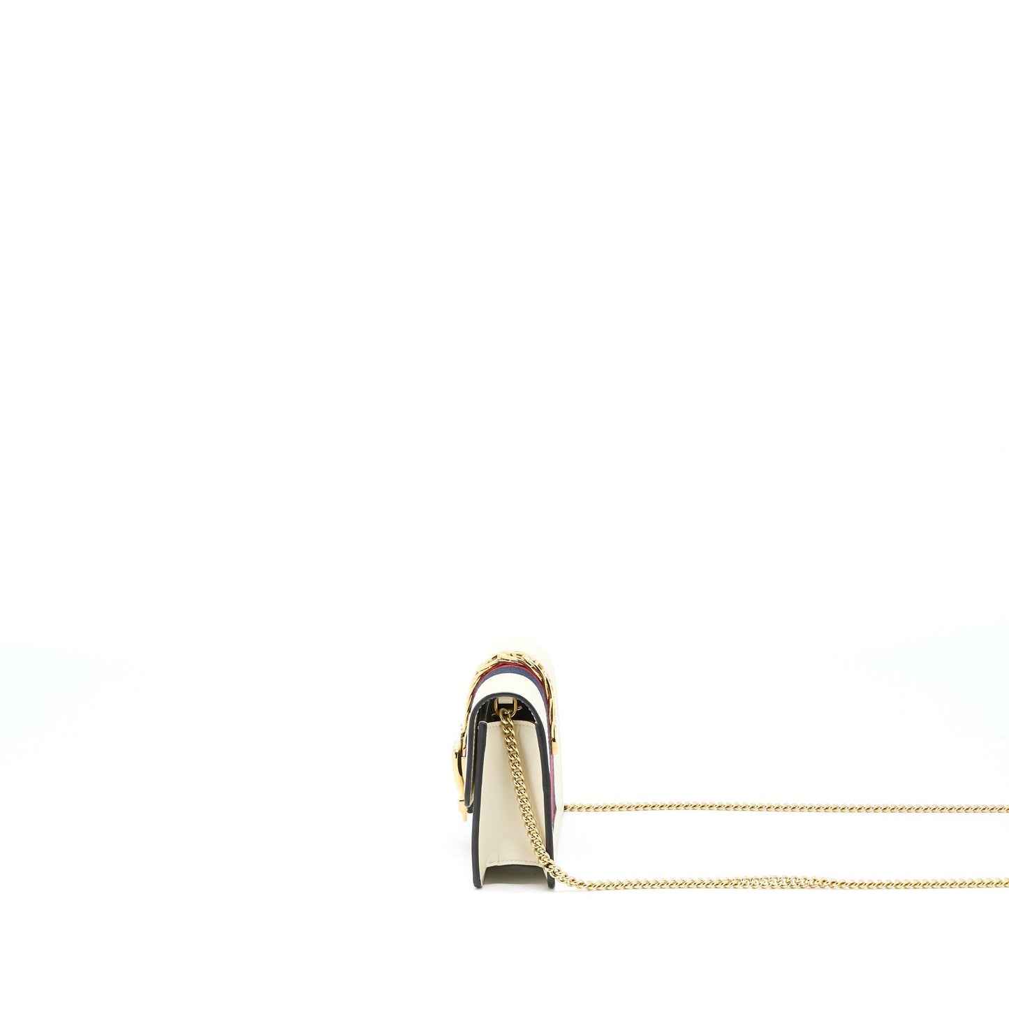 Gucci Sylvie Bag Calfskin White Mini Travel Bag