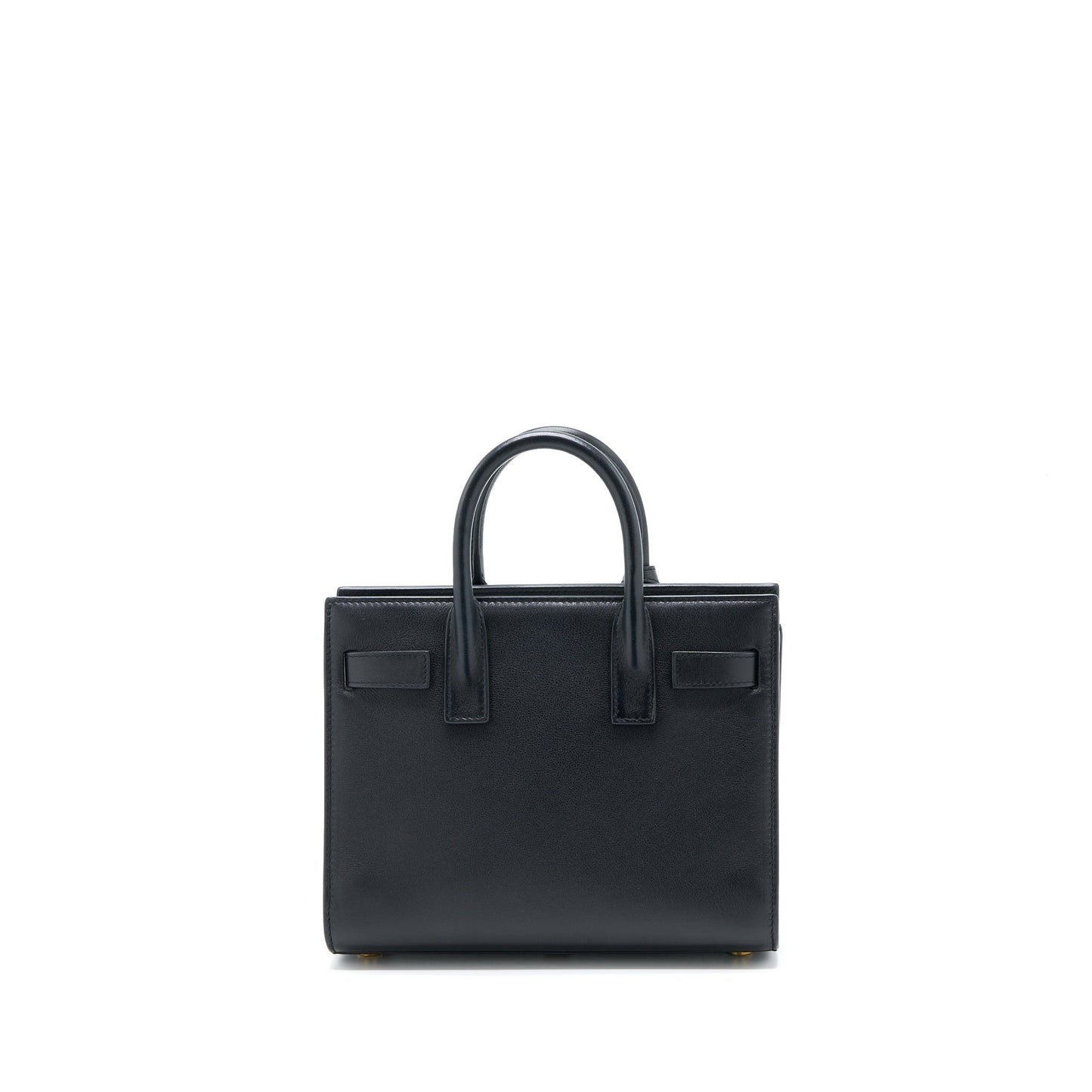 YSL Saint Laurent Saint Laurent Sac De Jour Nano Calfskin Black Travel Bag