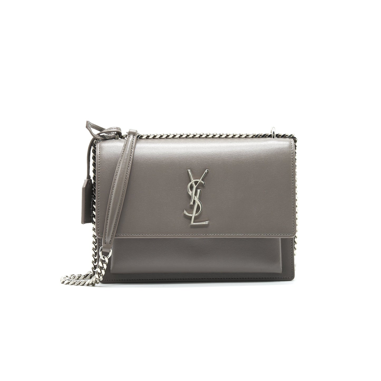 YSL Saint Laurent Saint Laurent Sunset Purse Grey Travel Bag