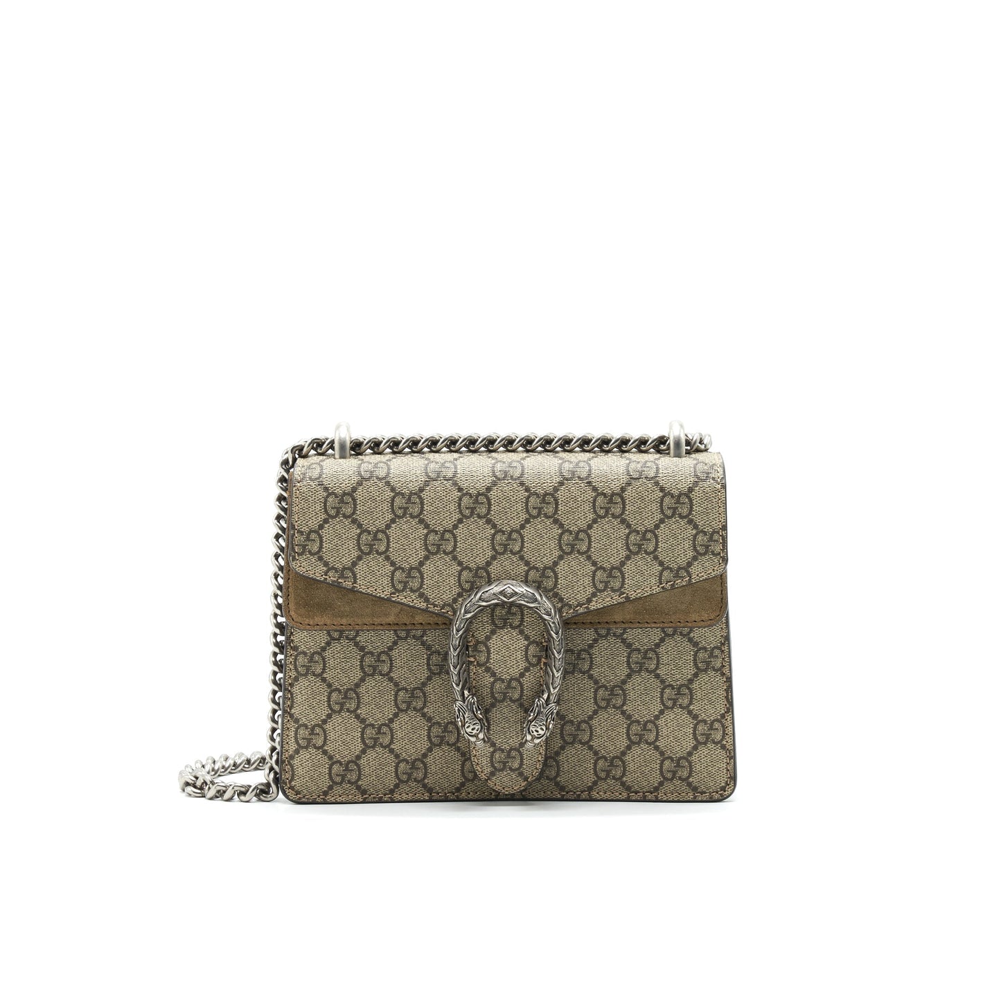 Gucci Dionysus Supreme Bag In Beige Mini Travel Bag
