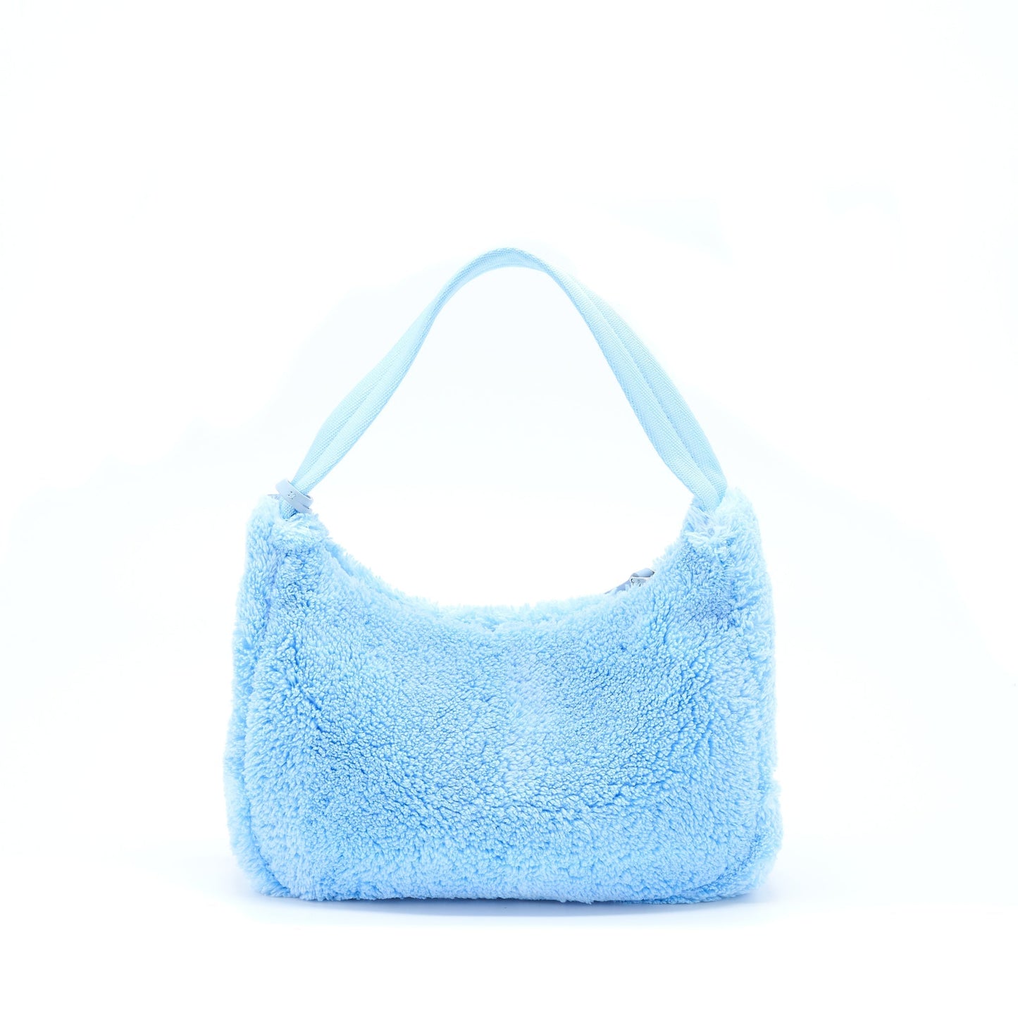 Prada Rendition Terry Purse Handbag Blue Mini Travel Bag