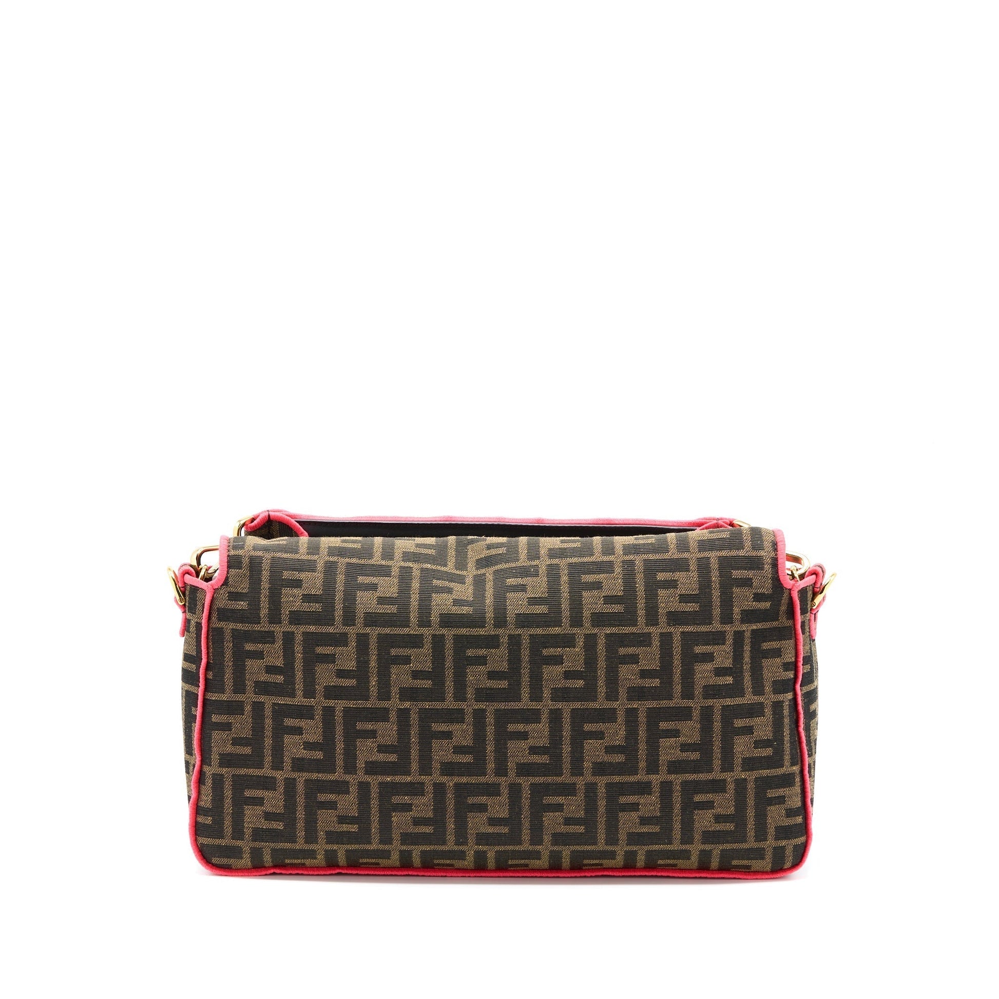 Fendi Buguette Purse Jacquard Fabric Multicolour Mini Shoulder Bag