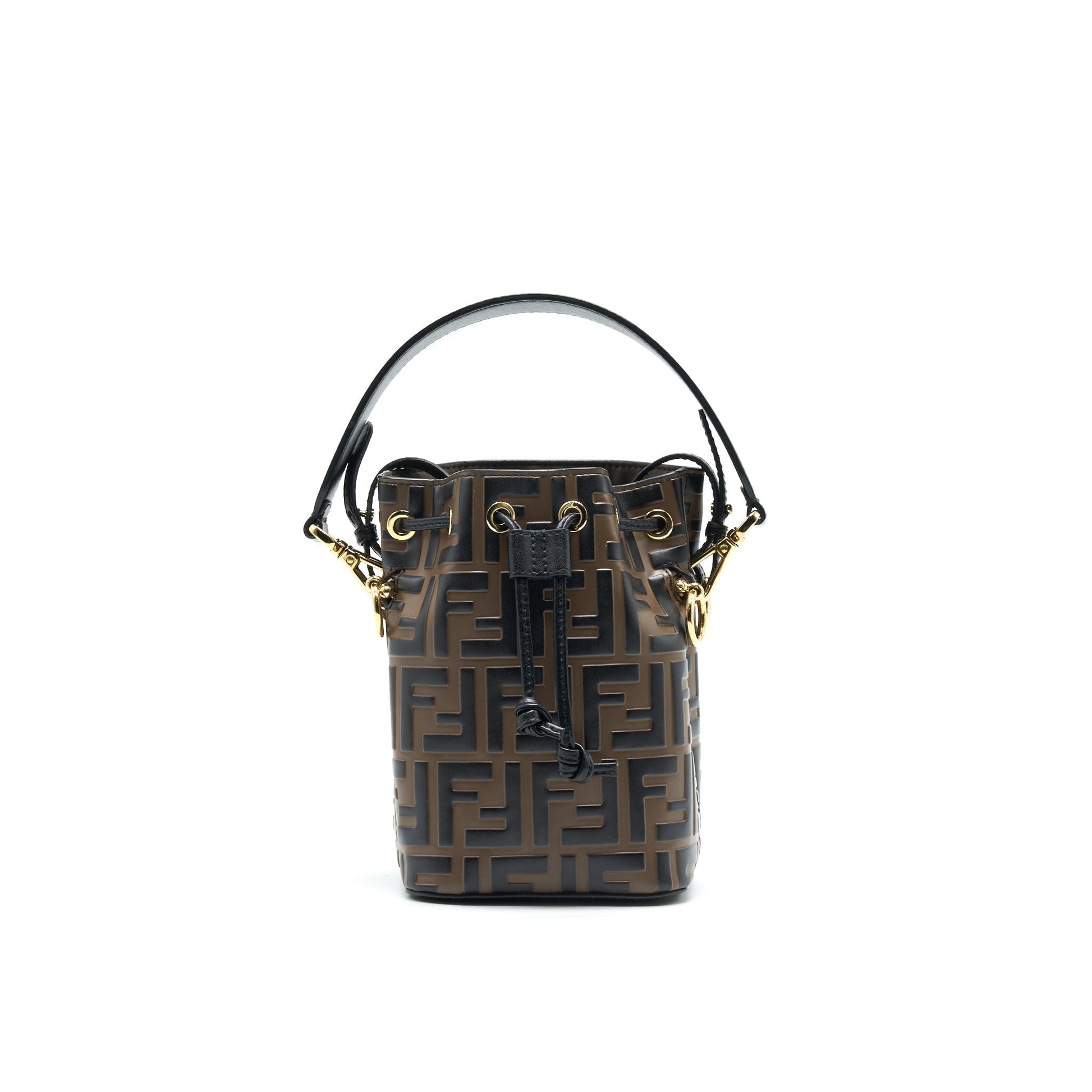 Fendi Mon Tresor Purse Brown Mini Bucket Bucket Bag