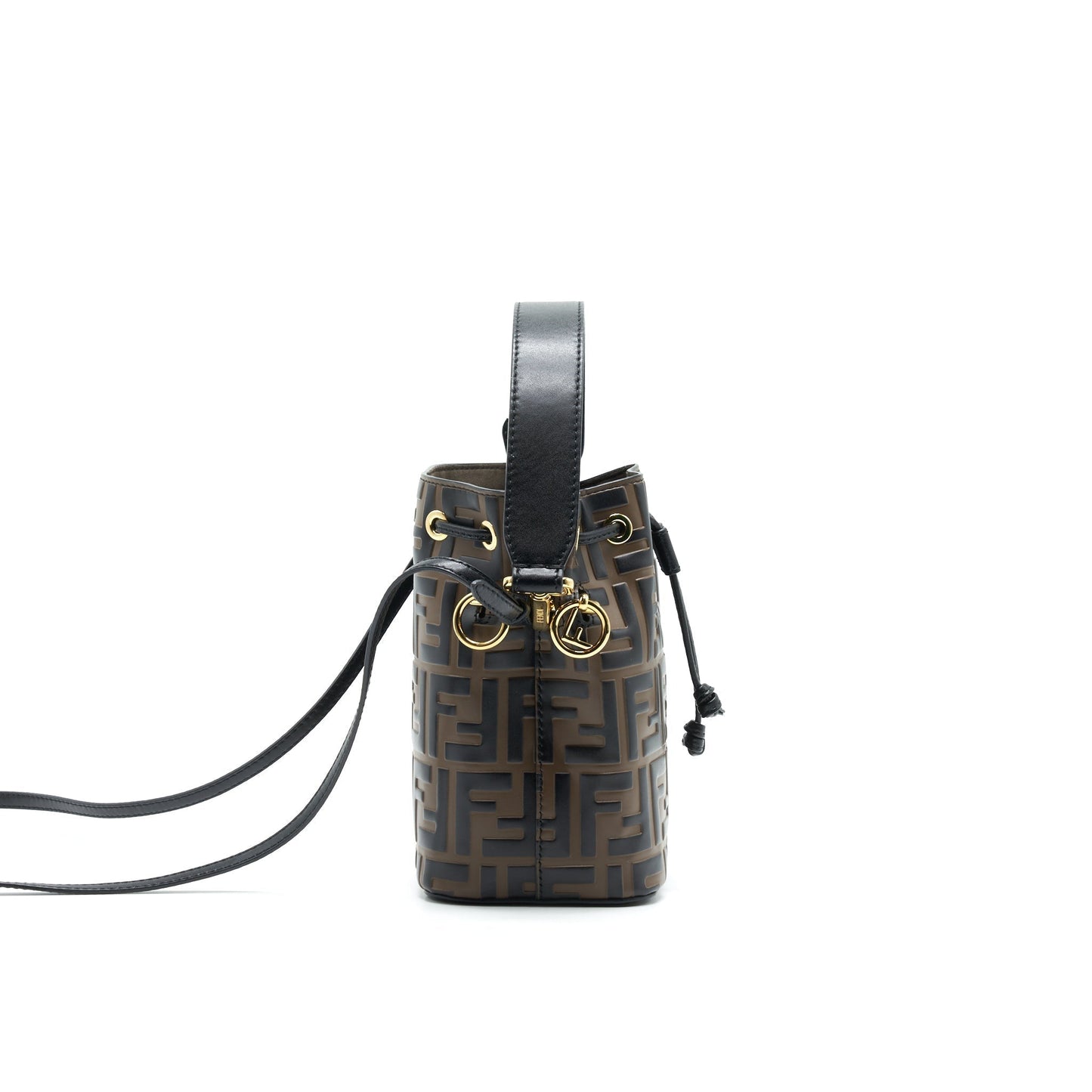Fendi Mon Tresor Purse Brown Mini Bucket Bucket Bag