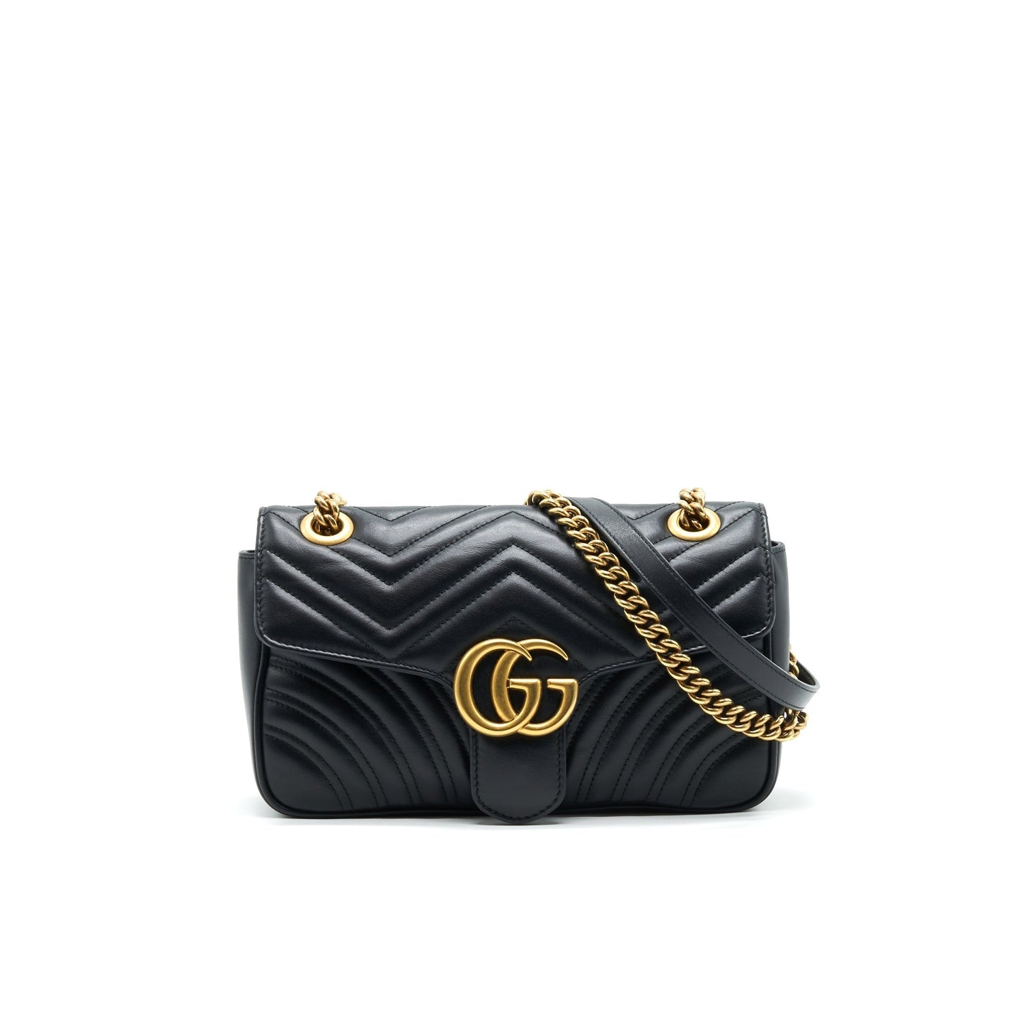 Gucci Marmont Bag Black Small Shoulder Bag