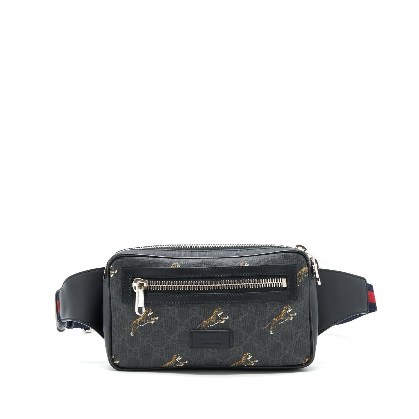 Gucci Supreme Tiger Belt Bag Shw Black Accessory