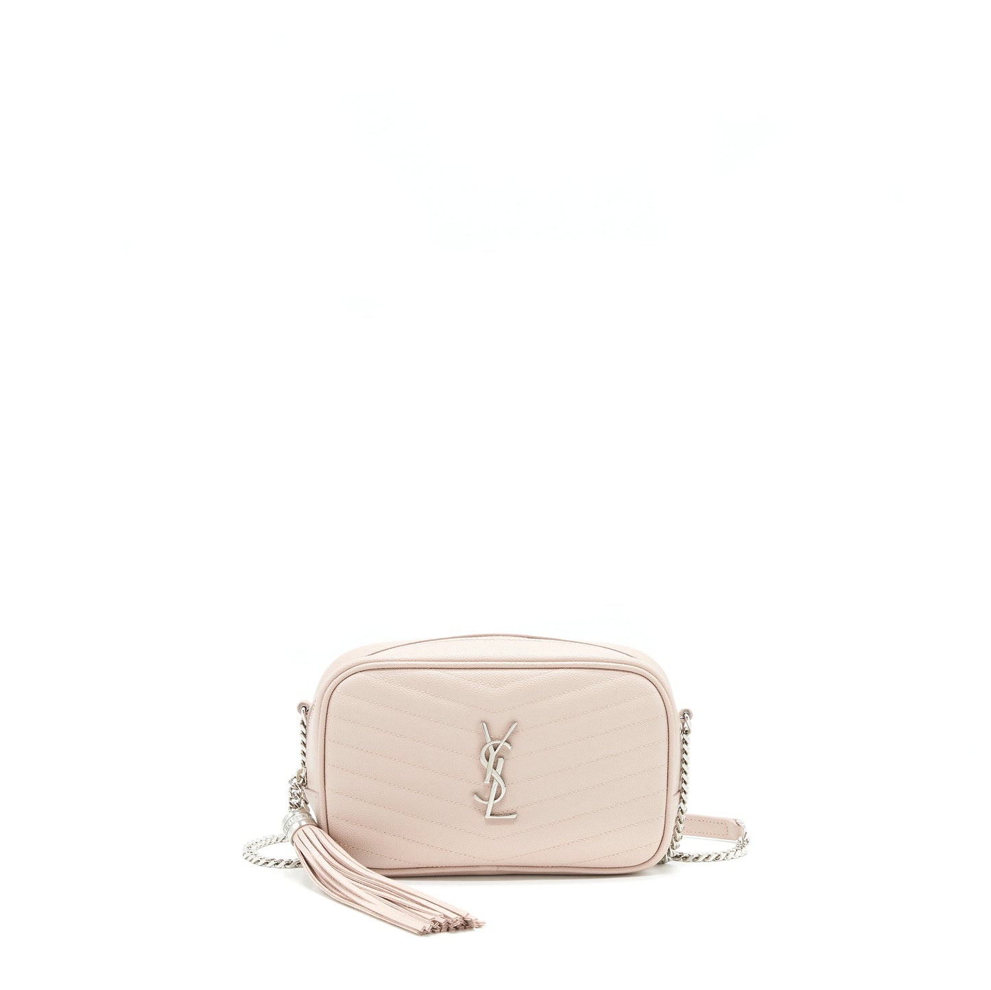 YSL Saint Laurent Saint Laurent Lou Lou Camera Purse Light Pink Mini Travel Bag