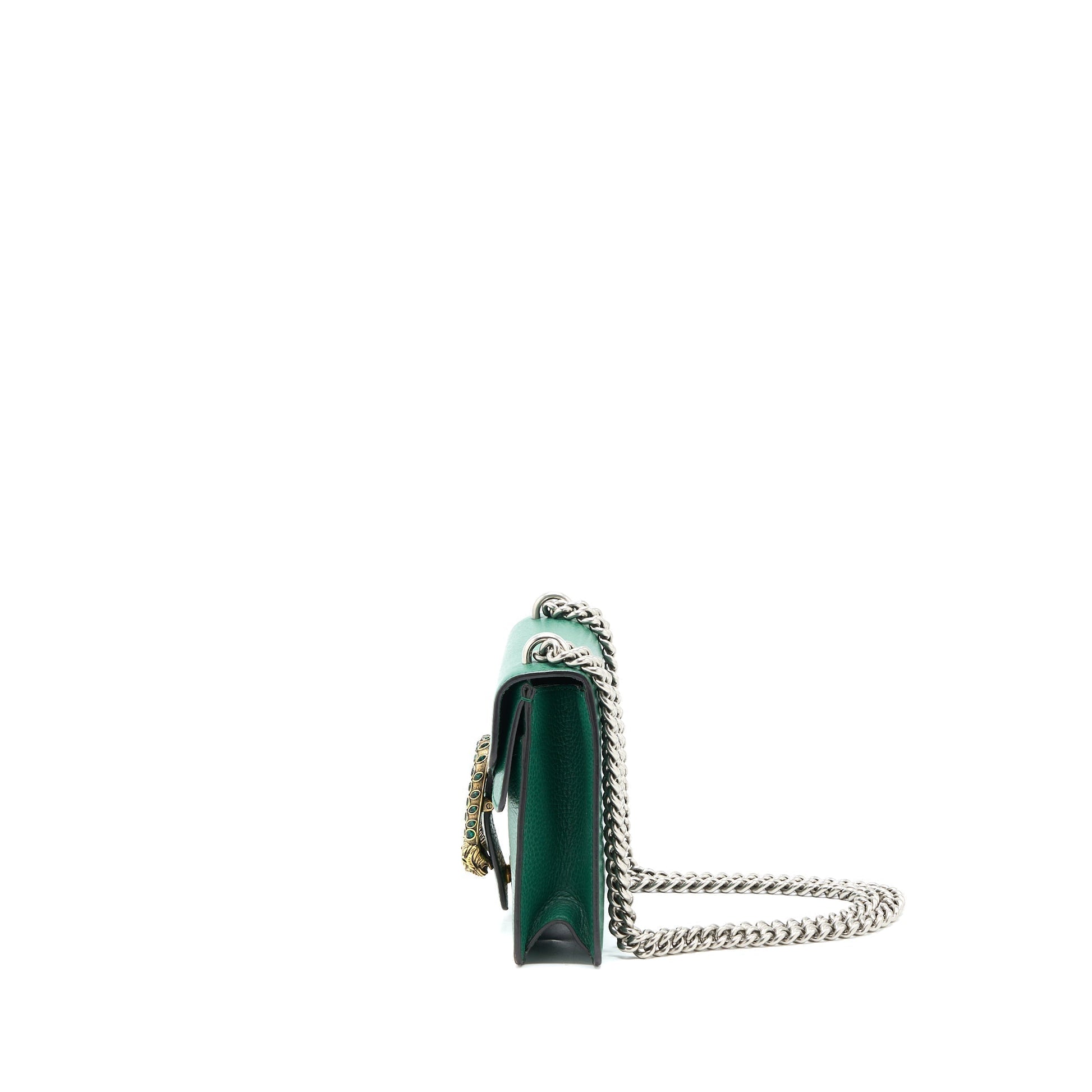 Gucci Dionysus Bag Calfskin Green Mini Travel Bag